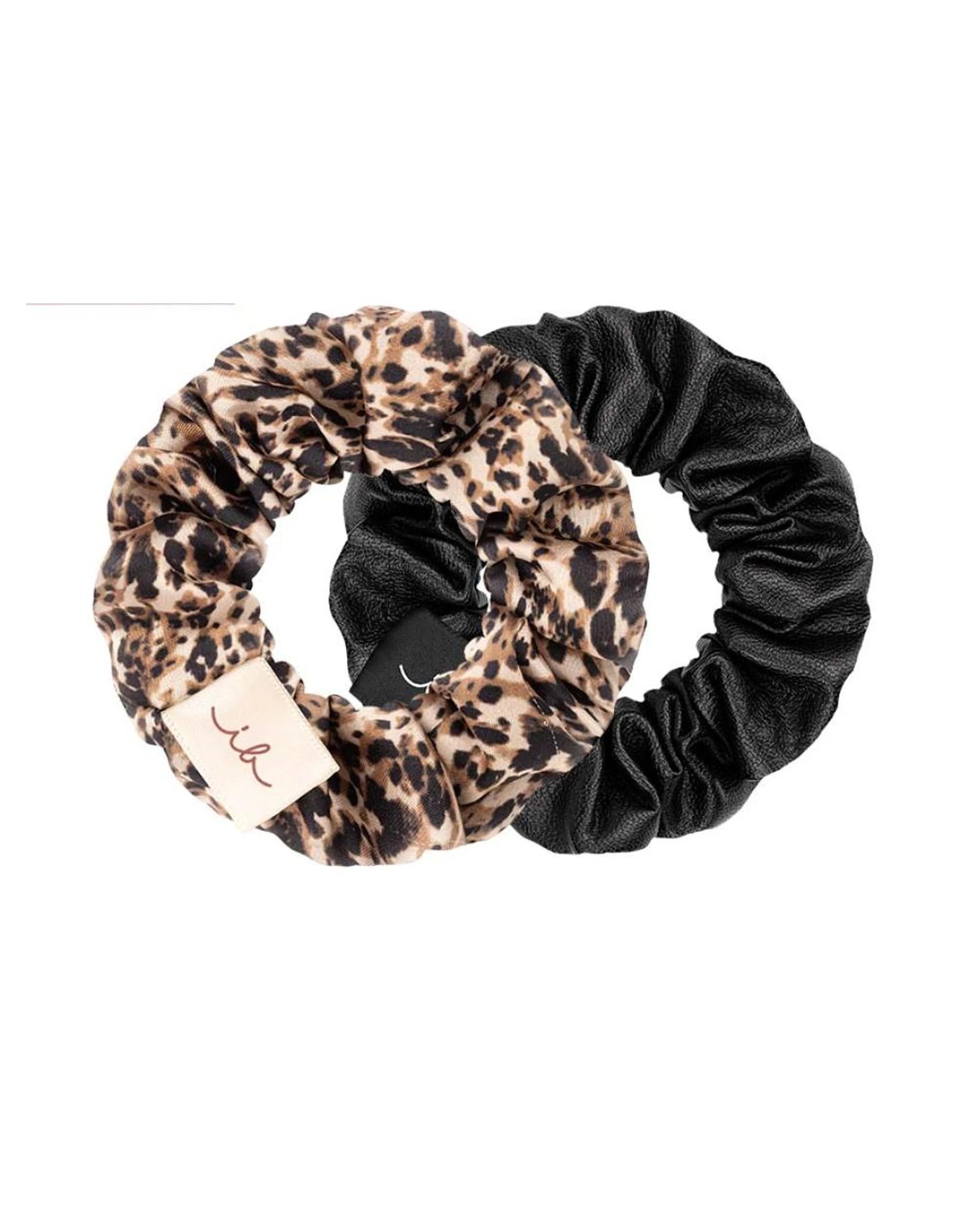 2 Invisibobble Sprunchie Slim Premium Spiral Scrunchie 2Pk - Leo Is The New Black - Multi, 2 of 2