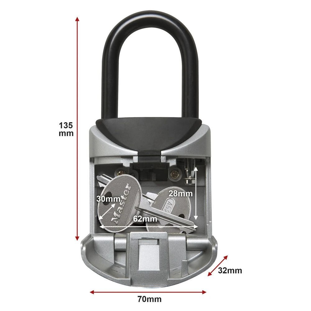 2 Masterlock Small Combination Portable Key Safe, 2 of 9