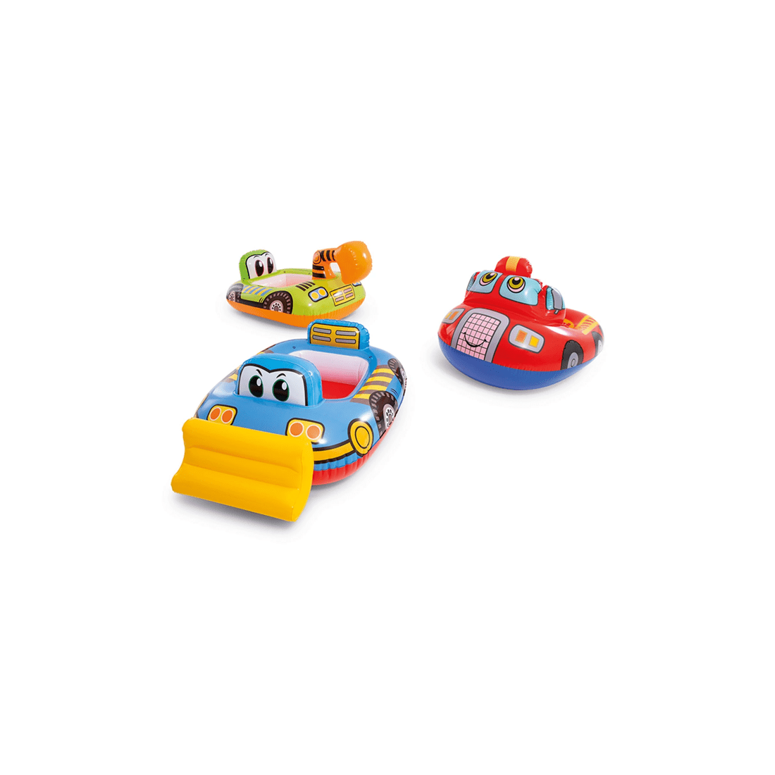 5 Intex Car Assorted Design Kids Inflatable Swimming Pool Ride On Water Floats 1 Year Plus - Multi, 5 of 7