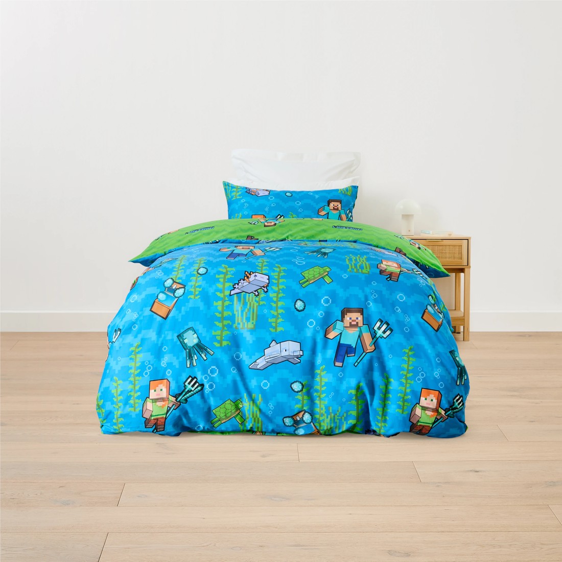 1 Minecraft Cotton Quilt Cover Set - Single Bed, 1 of 7