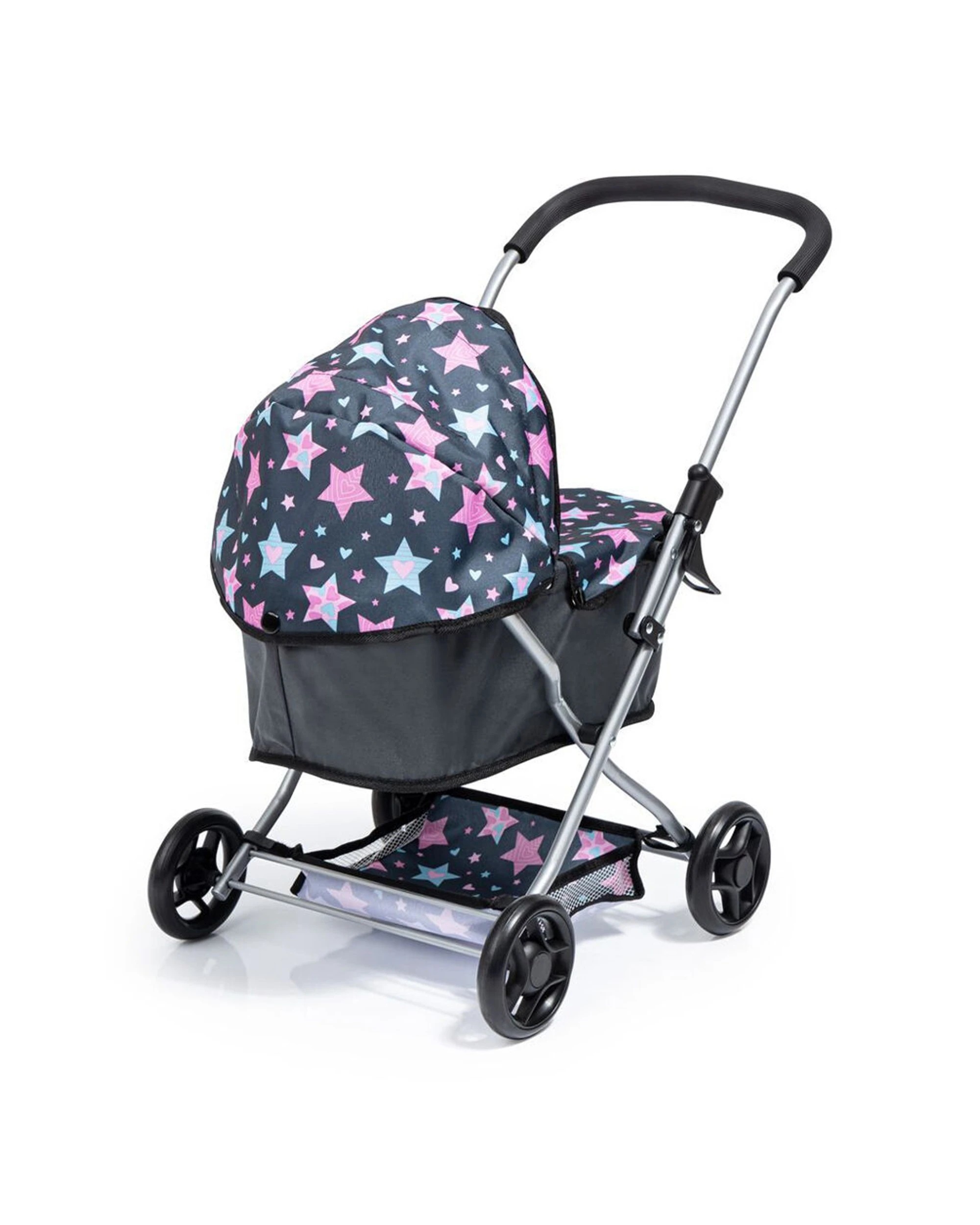 2 Bayer Doll Pram Kids Stroller Pretend Play Foldable Doll Carriage - Multi, 2 of 5