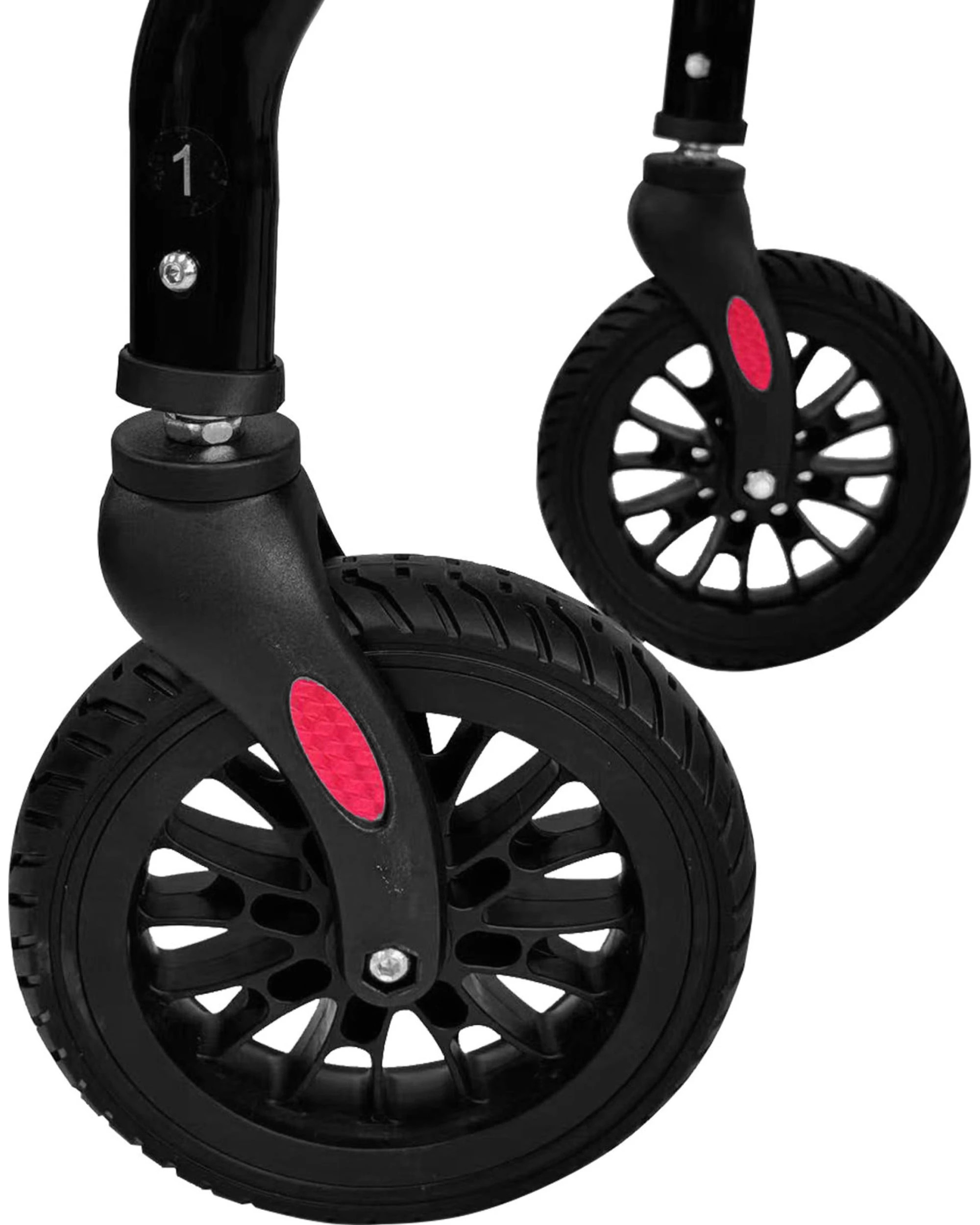 6 Orthonica Foldable Steel Rollator Walker - Adjustable Seat and Armrests, 136kg Capacity - Black, 6 of 6