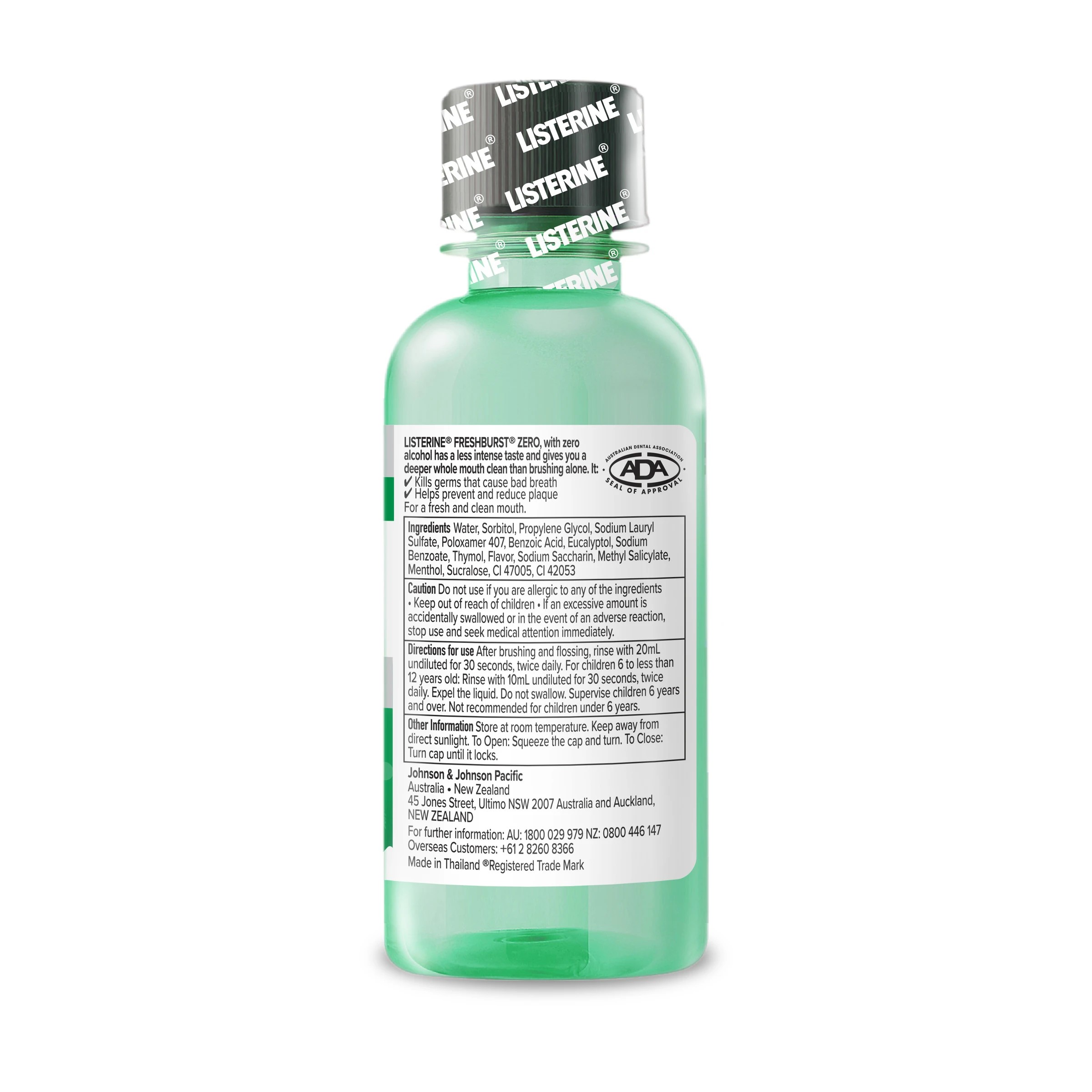 2 Listerine Freshburst Antibacterial Mouthwash 100ml, 2 of 10