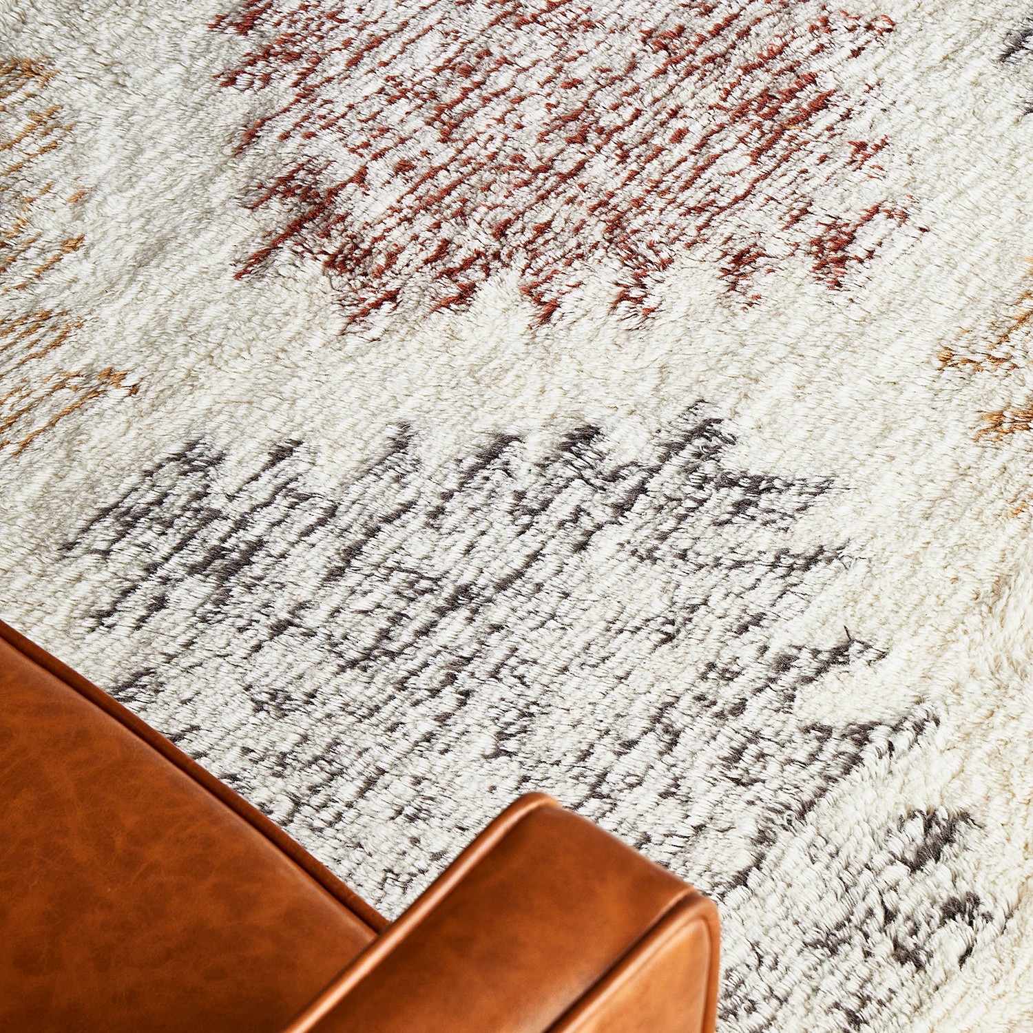 4 Common Ground Rugs Lumina Motif 225x155cm - Medium Hand Tufted Wool Floor Rug - White, 4 of 7