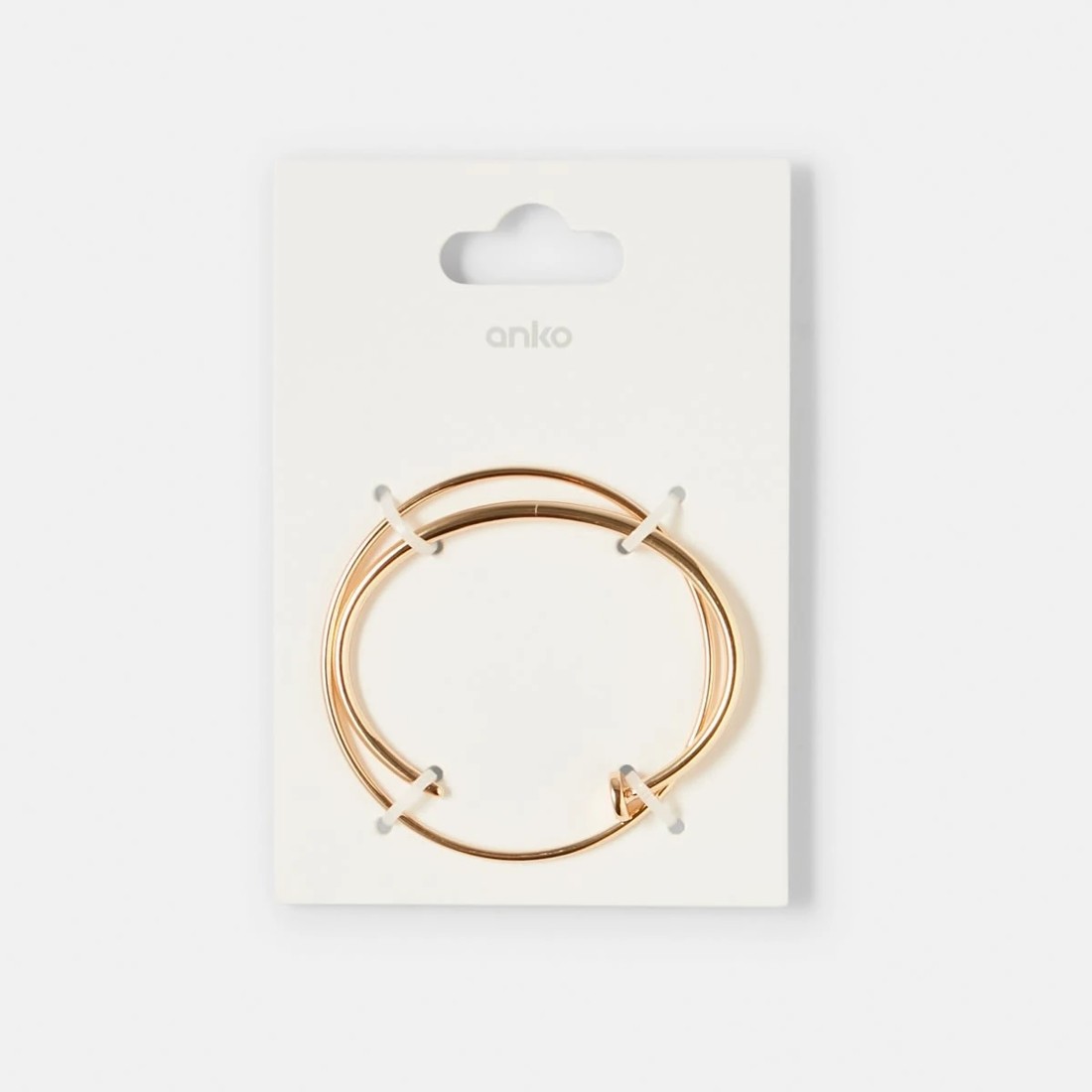 4 2 Pack Screw Bangles - Gold Tone, 4 of 4