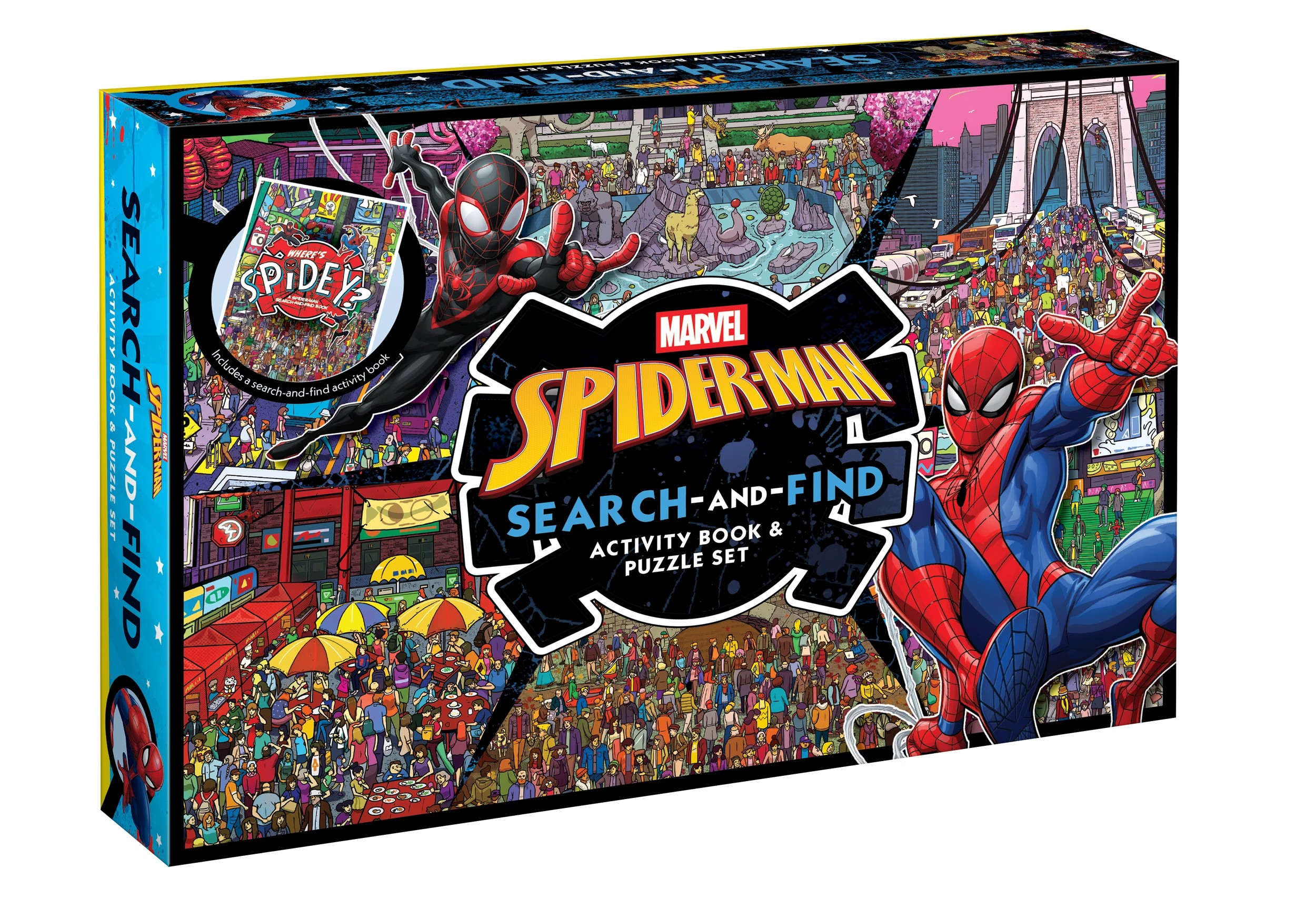 1 Marvel Spider-Man: Search-and-Find Activity Book and Puzzle Set - Book, 1 of 1