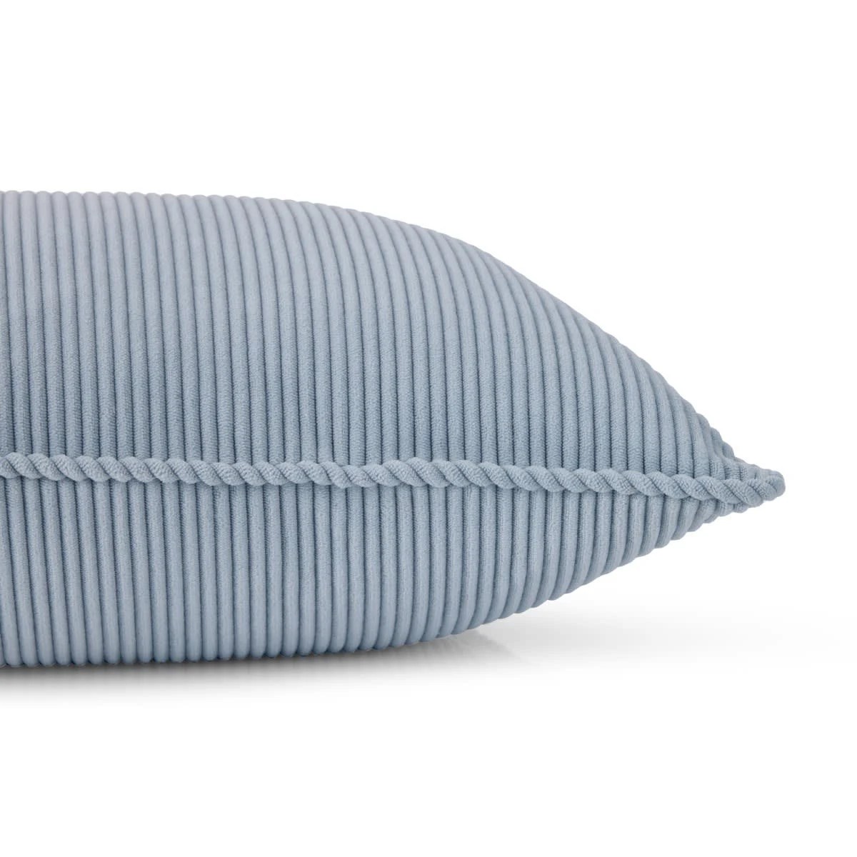 3 43cm Corduroy Cushion - Blue, 3 of 6