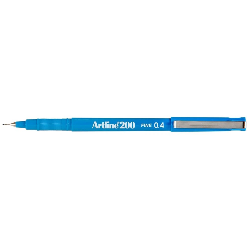 1 Artline 200 Fineliner Pen Sky Blue, 1 of 2