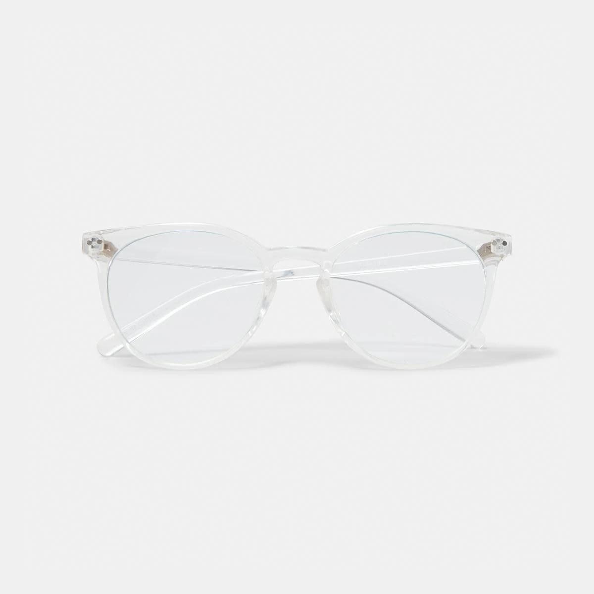 2 Round Blue Light Glasses Clear, 2 of 6