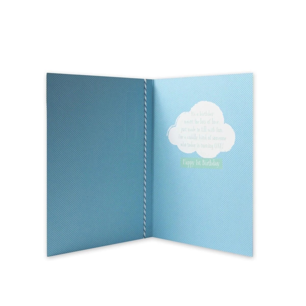 2 Connections from Hallmark Disney Winnie The Pooh Little Boy 1st Birthday Card, 2 of 3