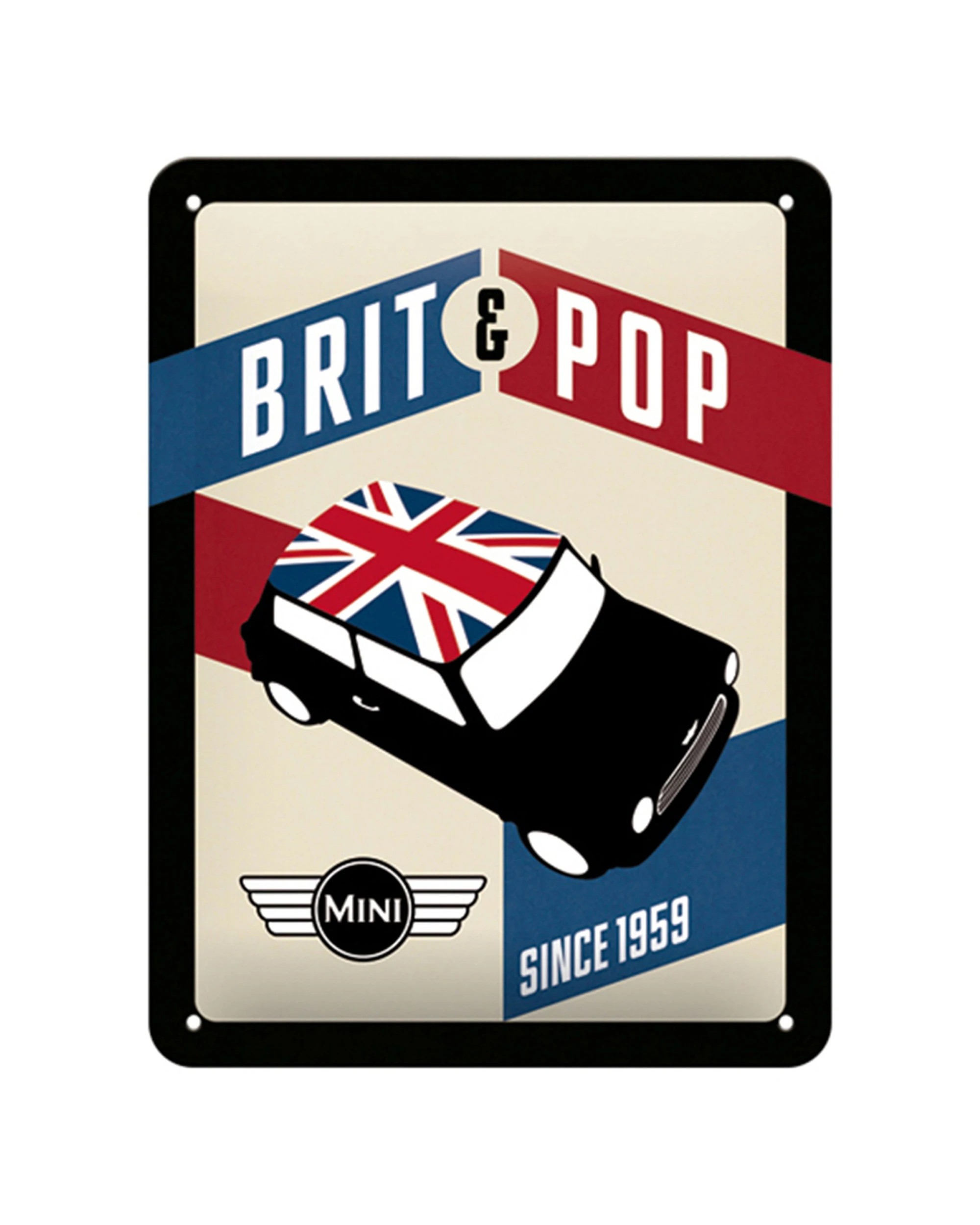 1 Nostalgic-Art 15x20cm Small Metal Sign - Mini Brit Pop - Multi, 1 of 1