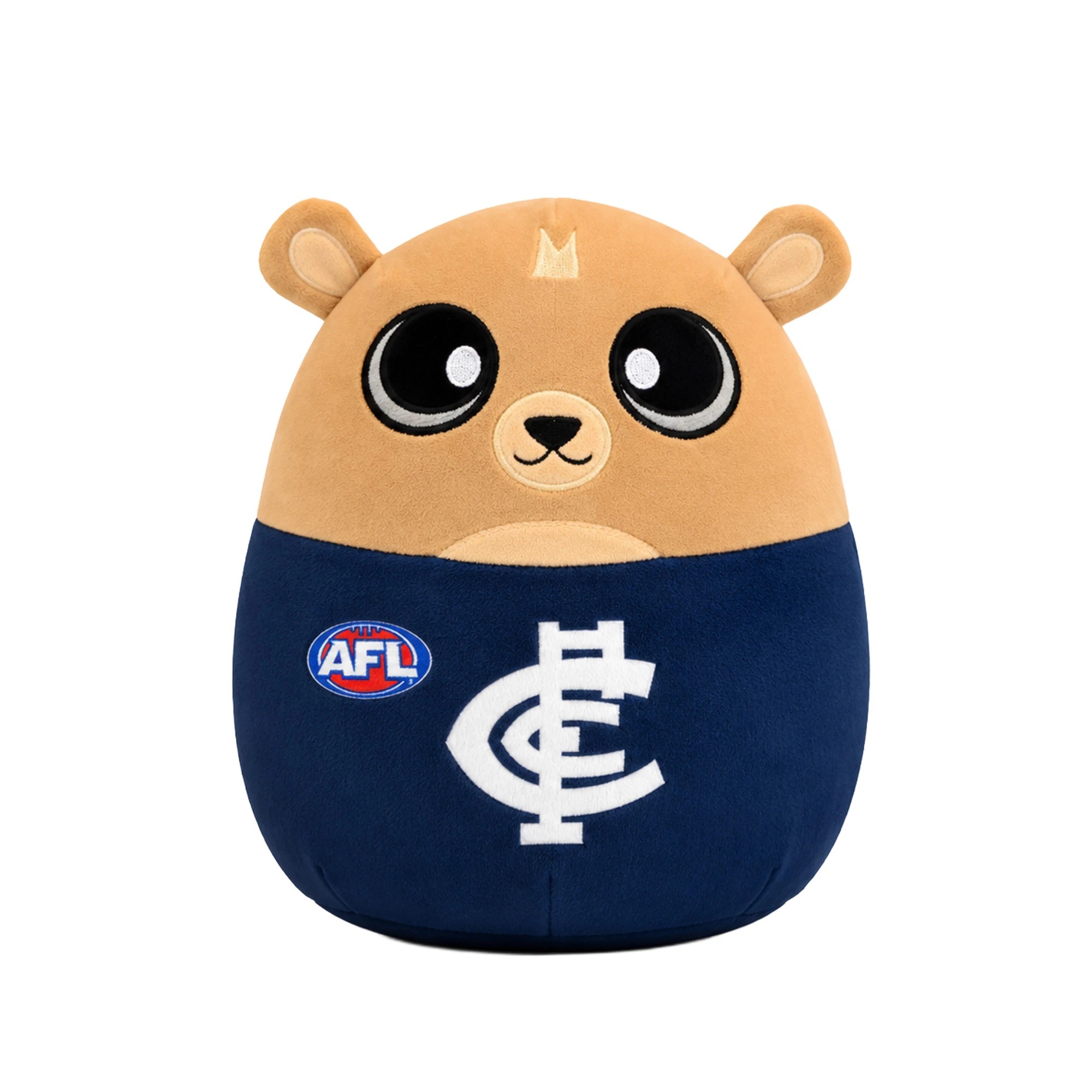 1 AFL Squidglys Carlton Plush Toy, 1 of 2