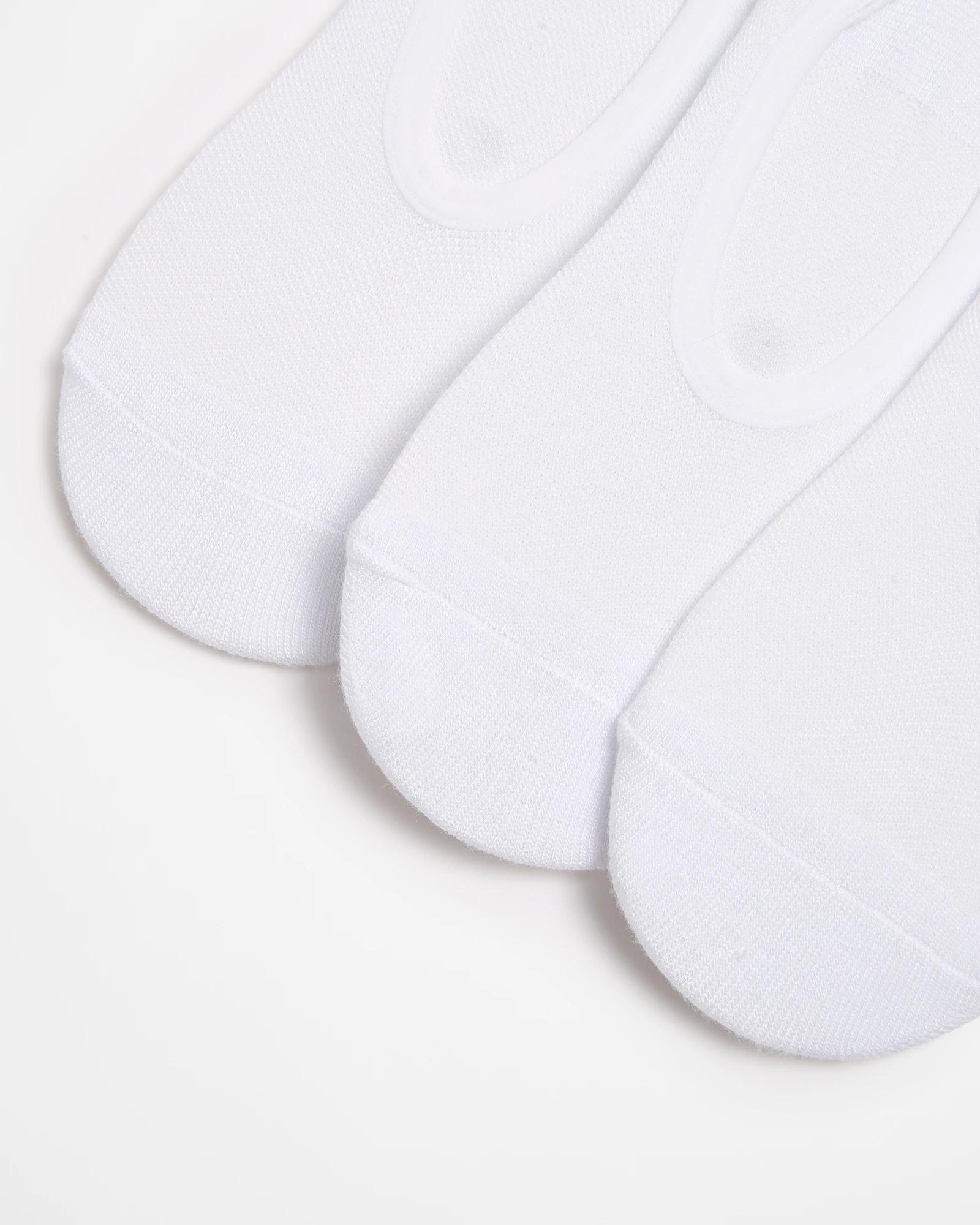 2 Target Active Bamboo 3 Pack No Show Mesh Socks WHITE, 2 of 3