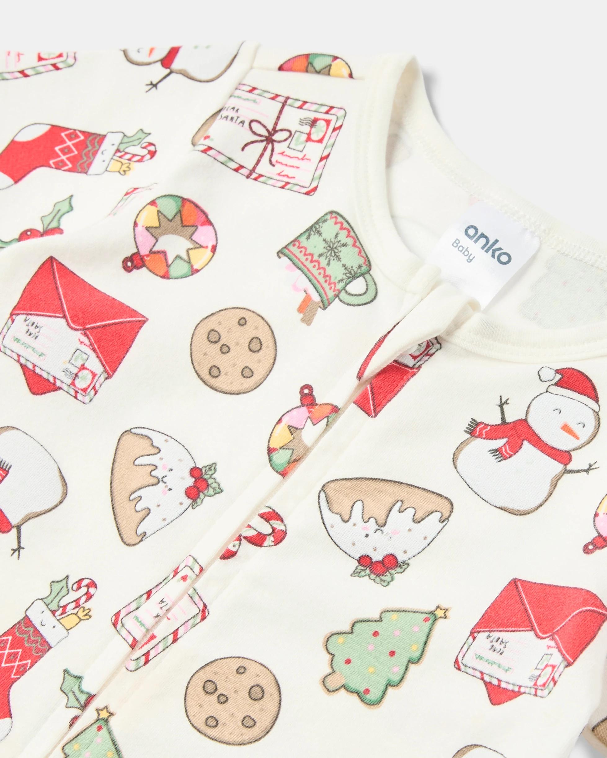 7 Family Matching Christmas Icons Wishing Tree Baby Romper Xmas Icons, 7 of 7