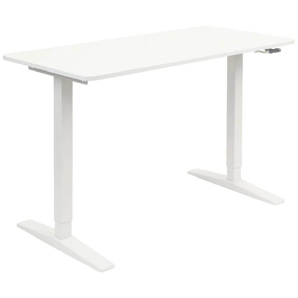 1 Chatham Manual Sit Stand Desk White Desks, Tables and Workstations, 1 of 10