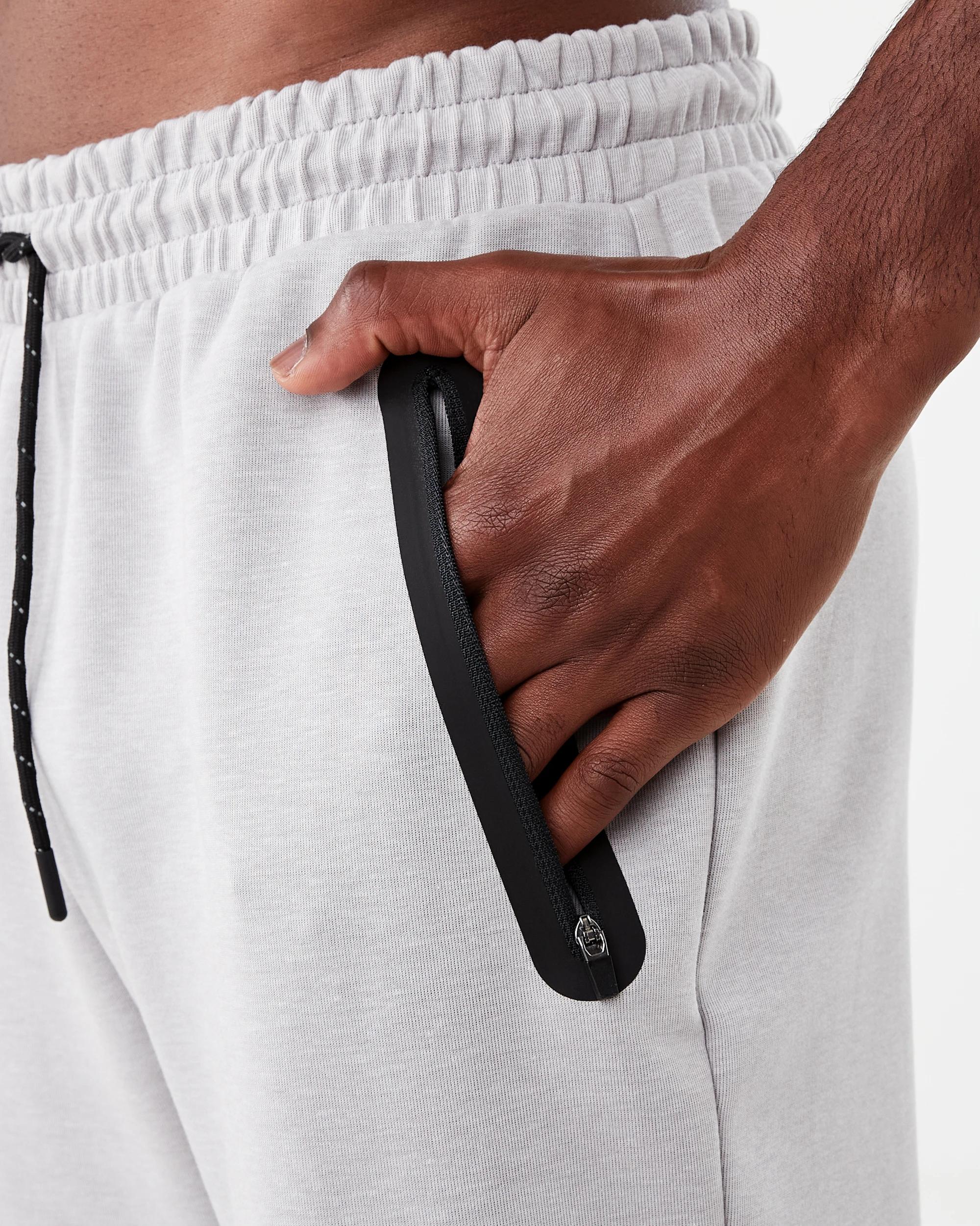 5 Active Mens Sports Straight Leg Trackpants Grey Marl, 5 of 6