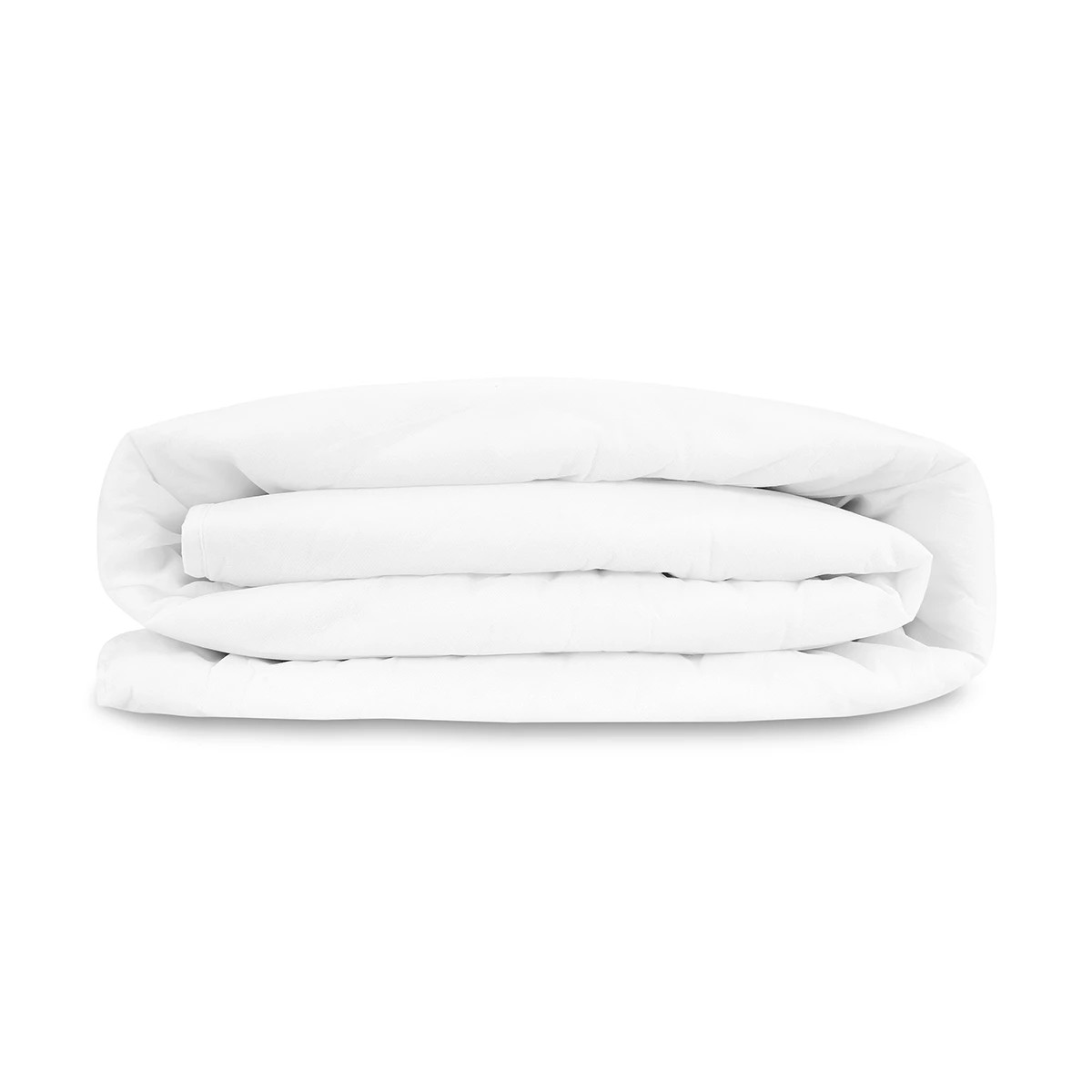 2 Low Warmth Washable Polyester Quilt - Queen Bed, White, 2 of 3