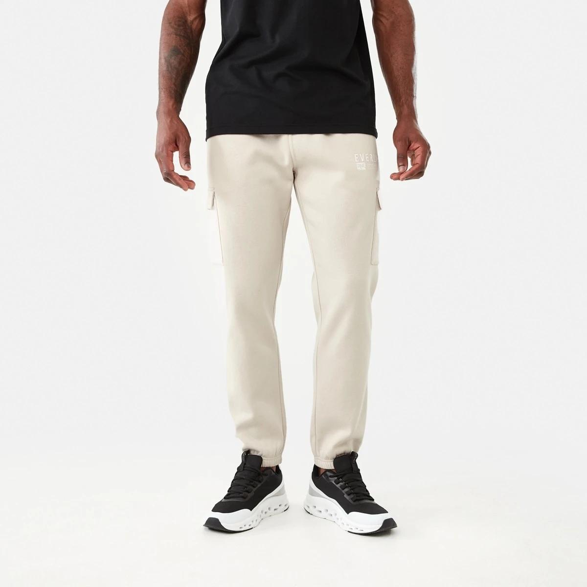 1 Everlast Mens Cargo Trackpants Lightstone, 1 of 8