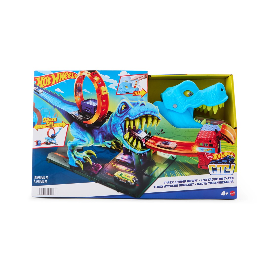 1 Hot Wheels City T-Rex Chomp Down Playset, 1 of 7