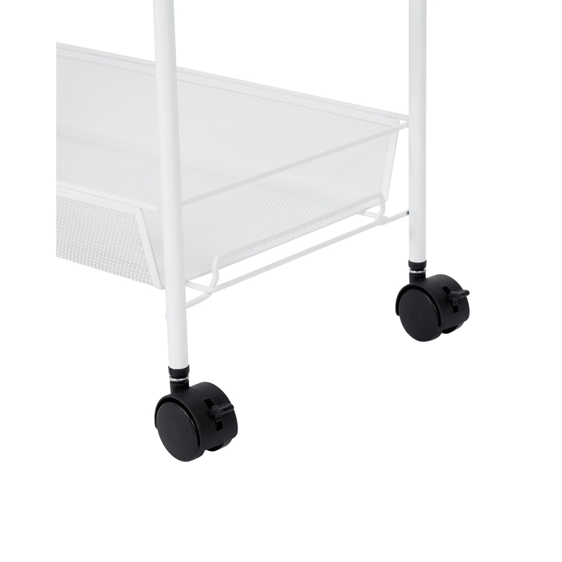 5 3 Tier Metal Trolley - White, 5 of 9