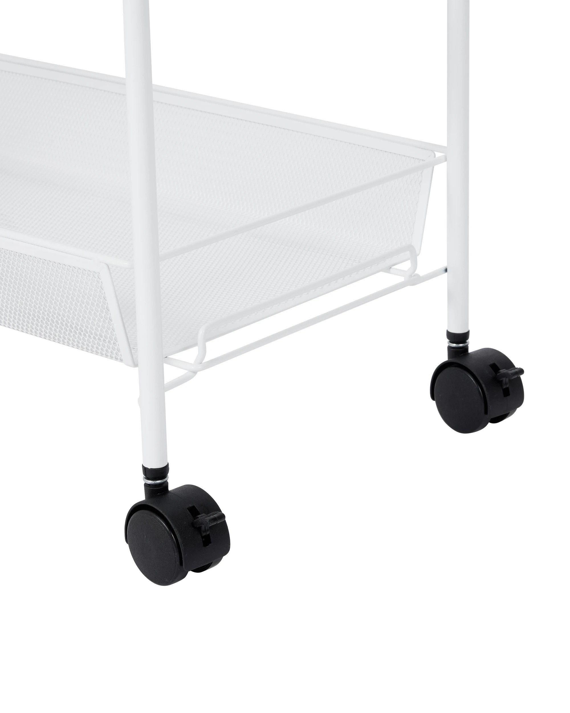 5 3 Tier Metal Trolley - White, 5 of 9