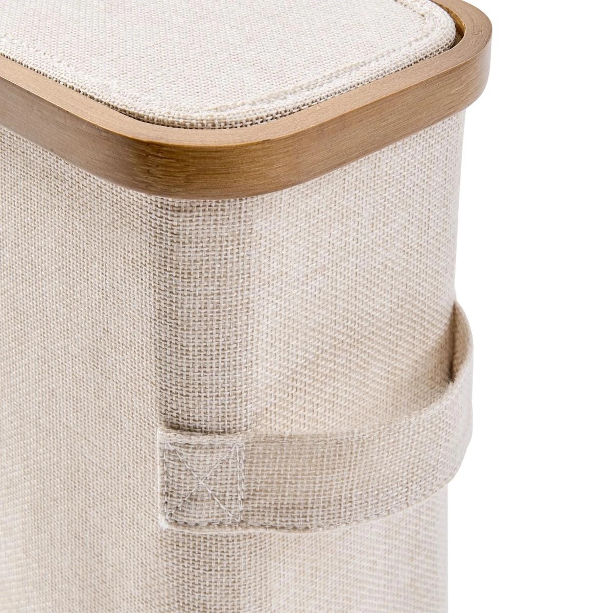 7 Linen Look Toilet Roll Holder, 7 of 9