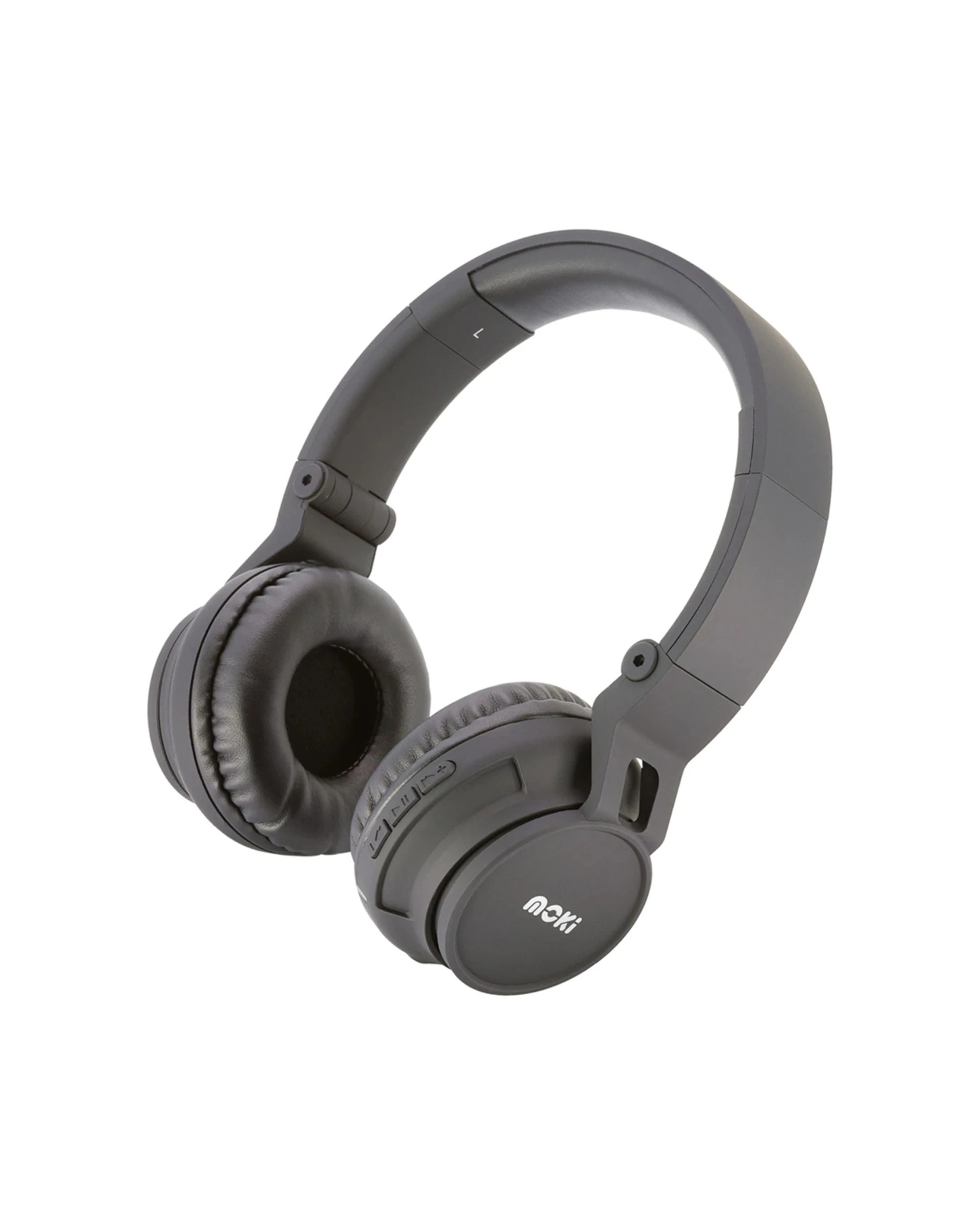 4 Moki Exo Bluetooth Headphones Wireless Control Mic Dual-Use - Black, 4 of 6