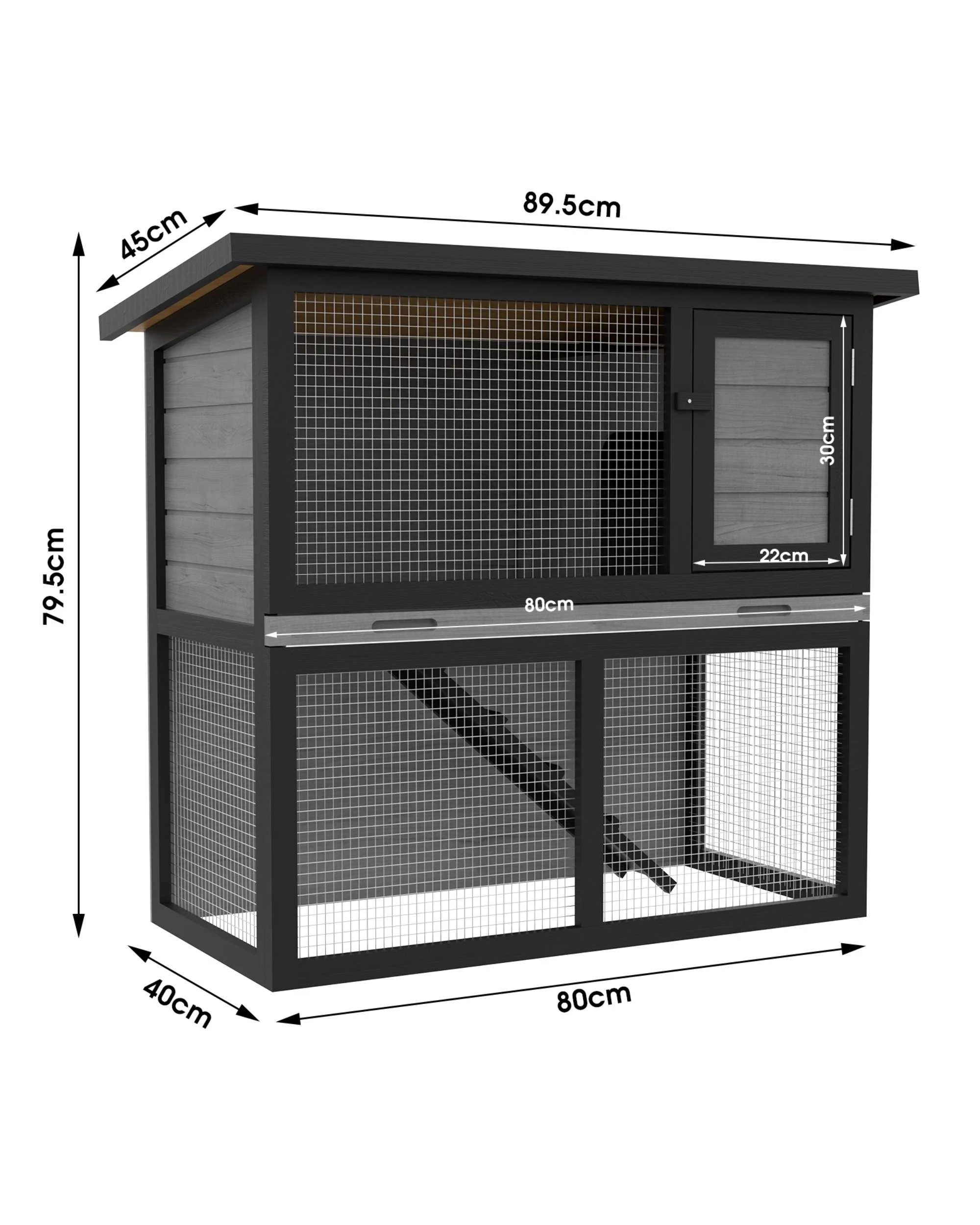 8 Advwin Rabbit Hutch Chicken Coop, 8 of 8