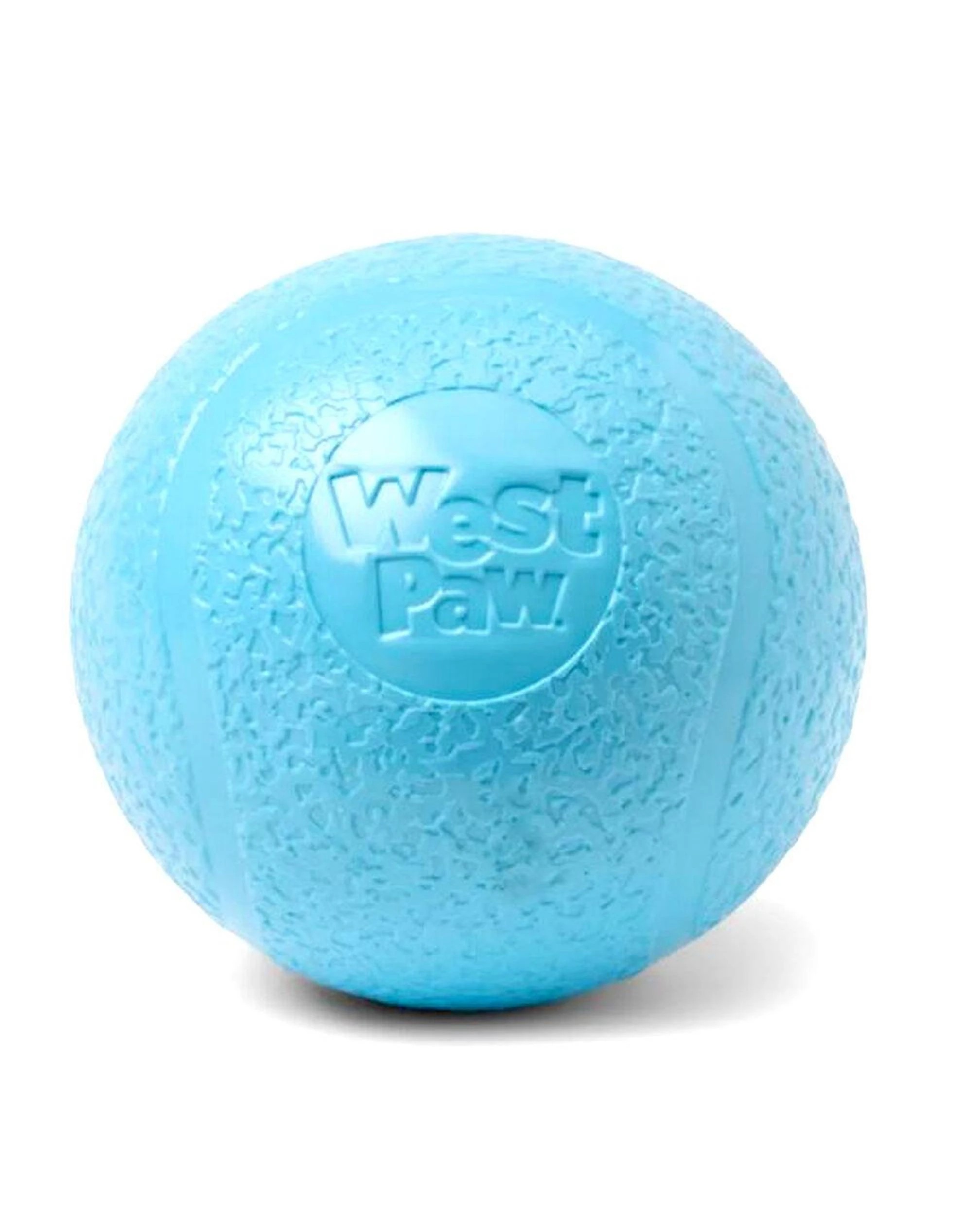 3 West Paw Echo Boundr Pet Dog Ball Soft Chew Toy Large Textured Rubber For Fetch - Pink, 3 of 7