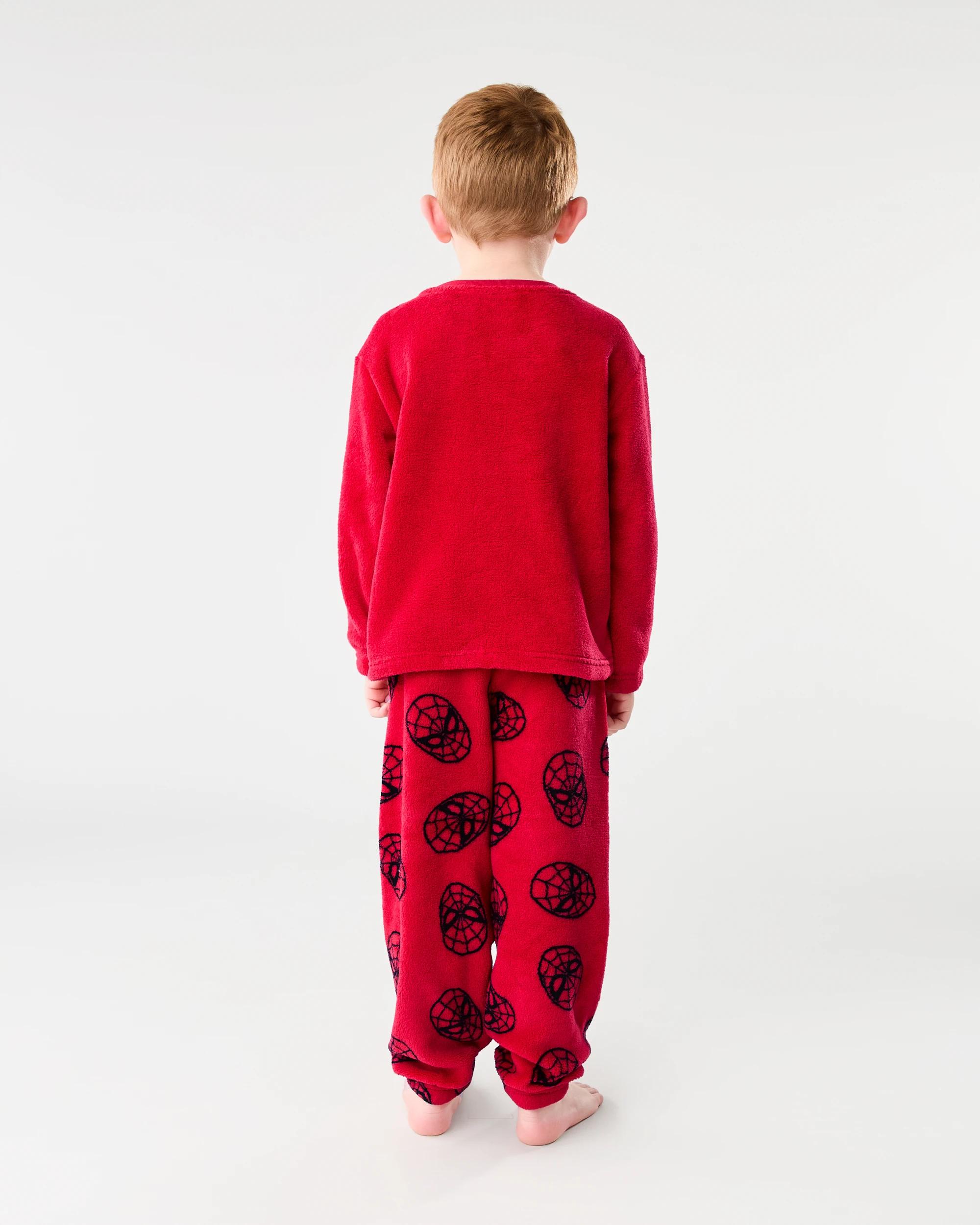 2 Spider-Man License Fluffy Pyjama Set Spiderman, 2 of 9