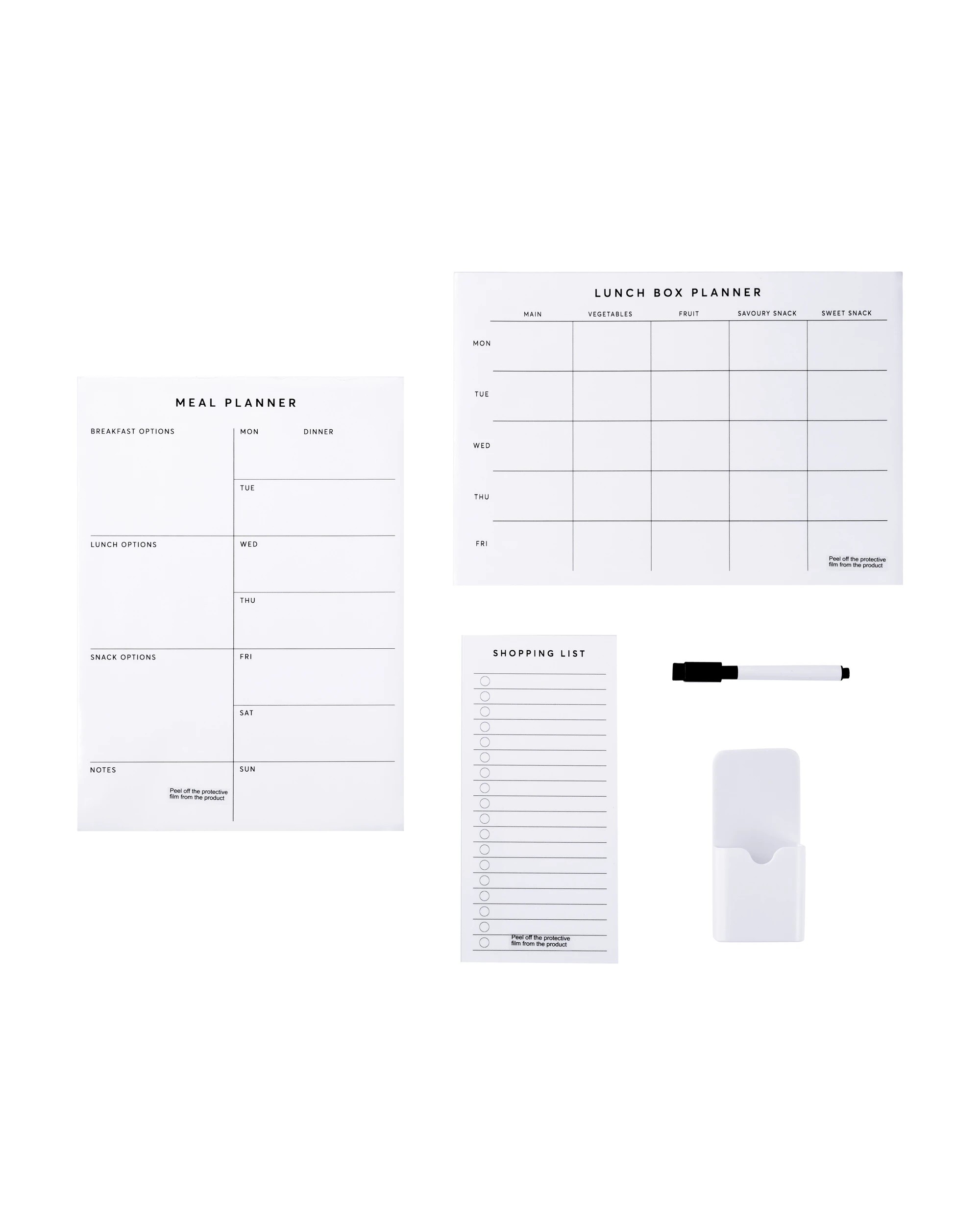 1 5 Pack Magnetic Meal Planner Set, 1 of 10