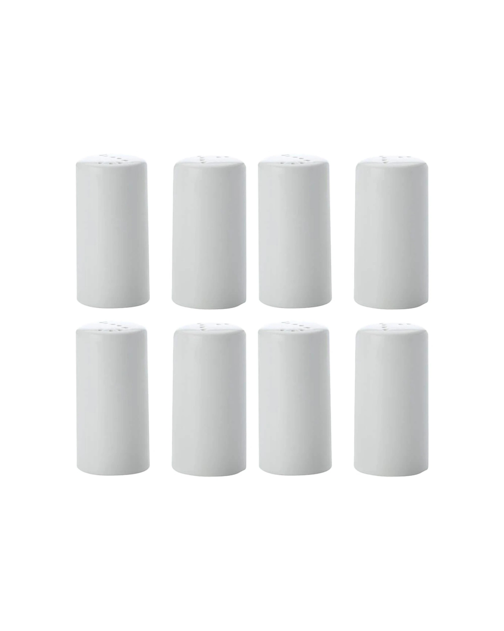 1 Maxwell & Williams 4x 2PK Basics Salt & Pepper Shaker Set Fine Bone China Set - White, 1 of 3
