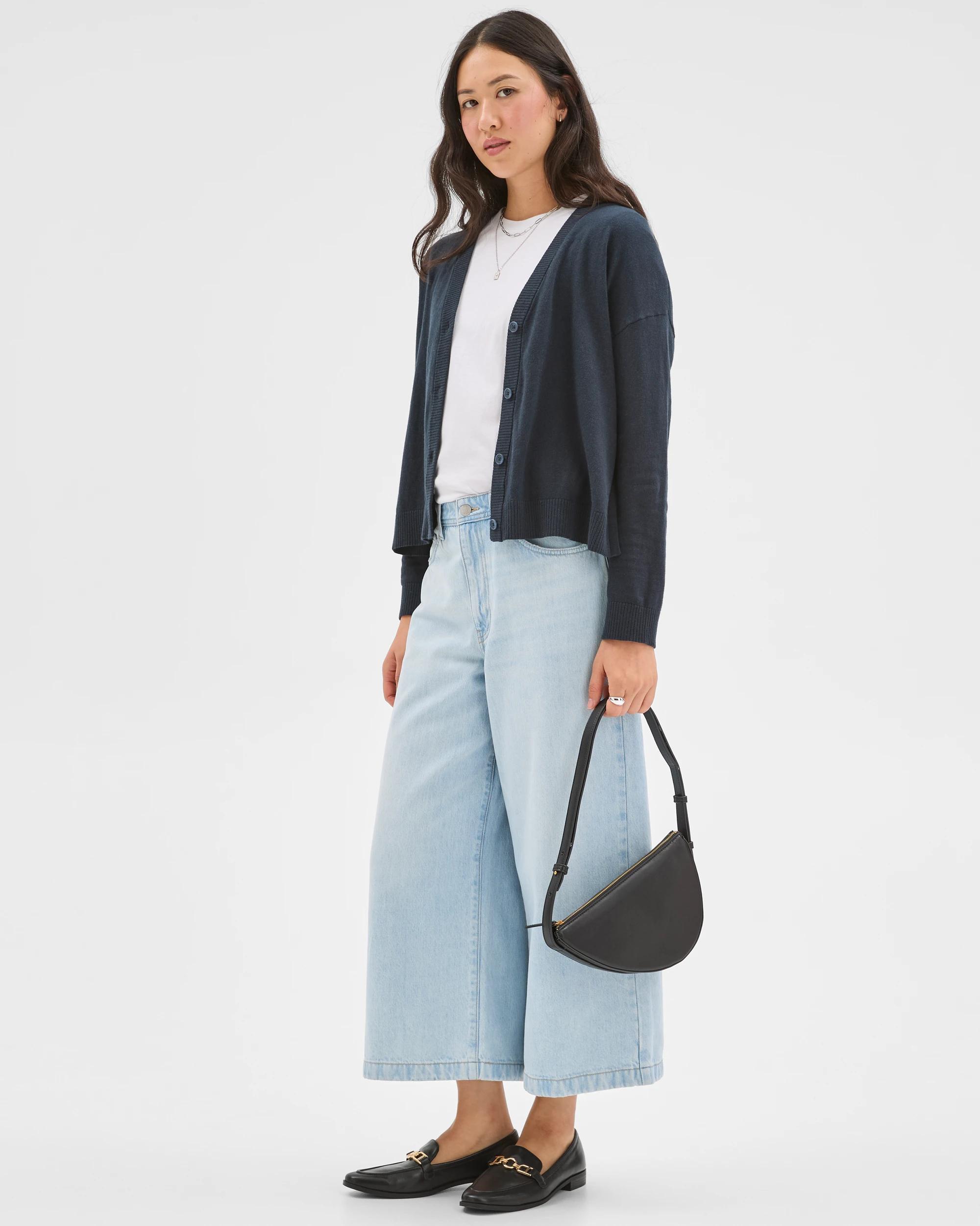 3 Target Denim Culotte Denim Pants ICE BLUE, 3 of 7