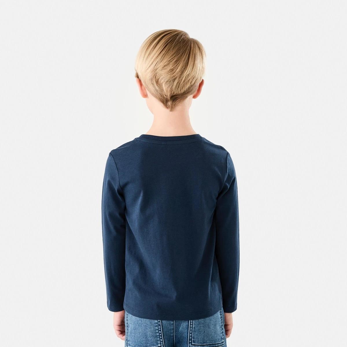 2 Long Sleeve Print T-shirt Blu Monste, 2 of 9