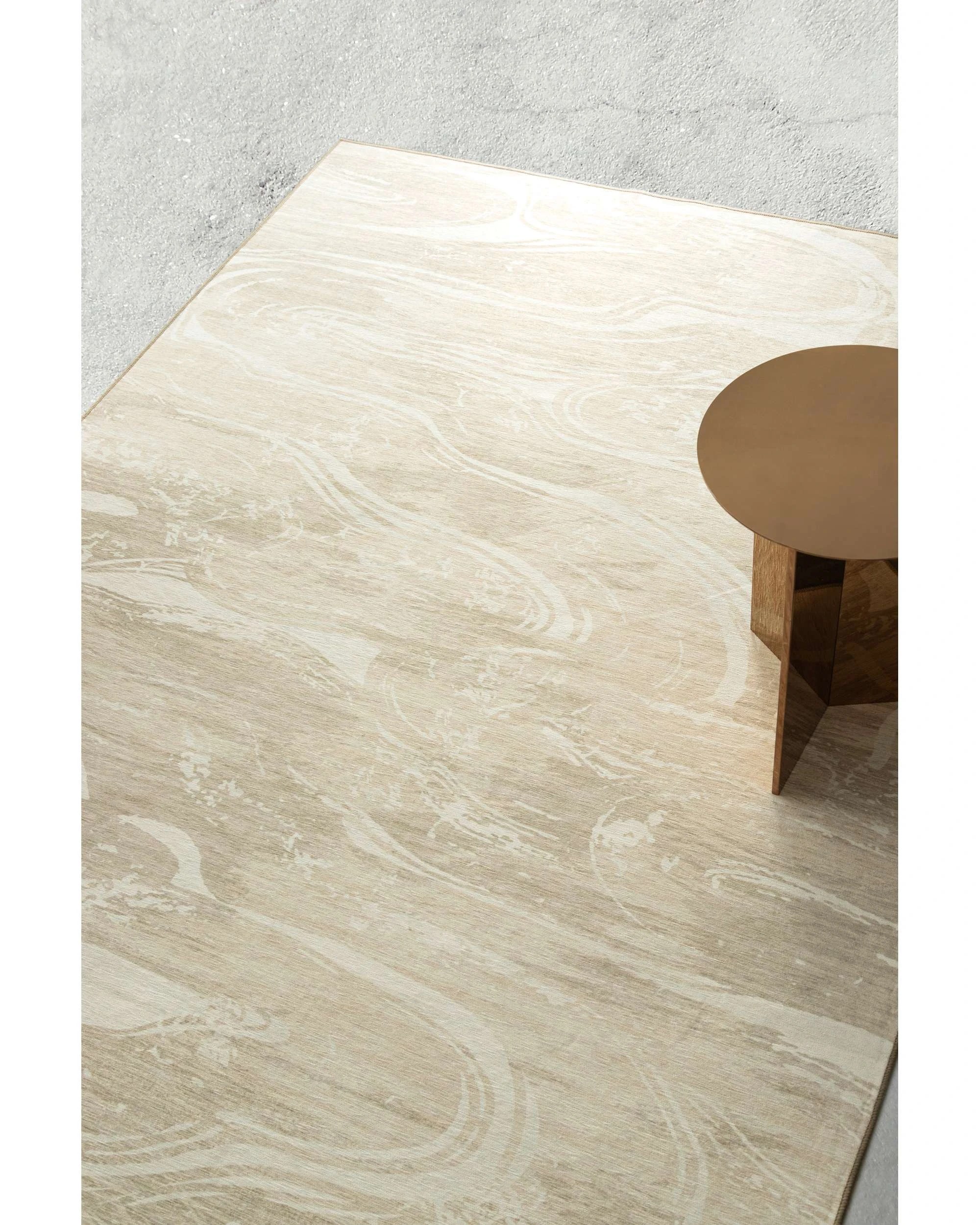 3 Loopsie Marrowstone Marble Washable Indoor Outdoor Rug-230cm x 160cm - Beige, 3 of 8