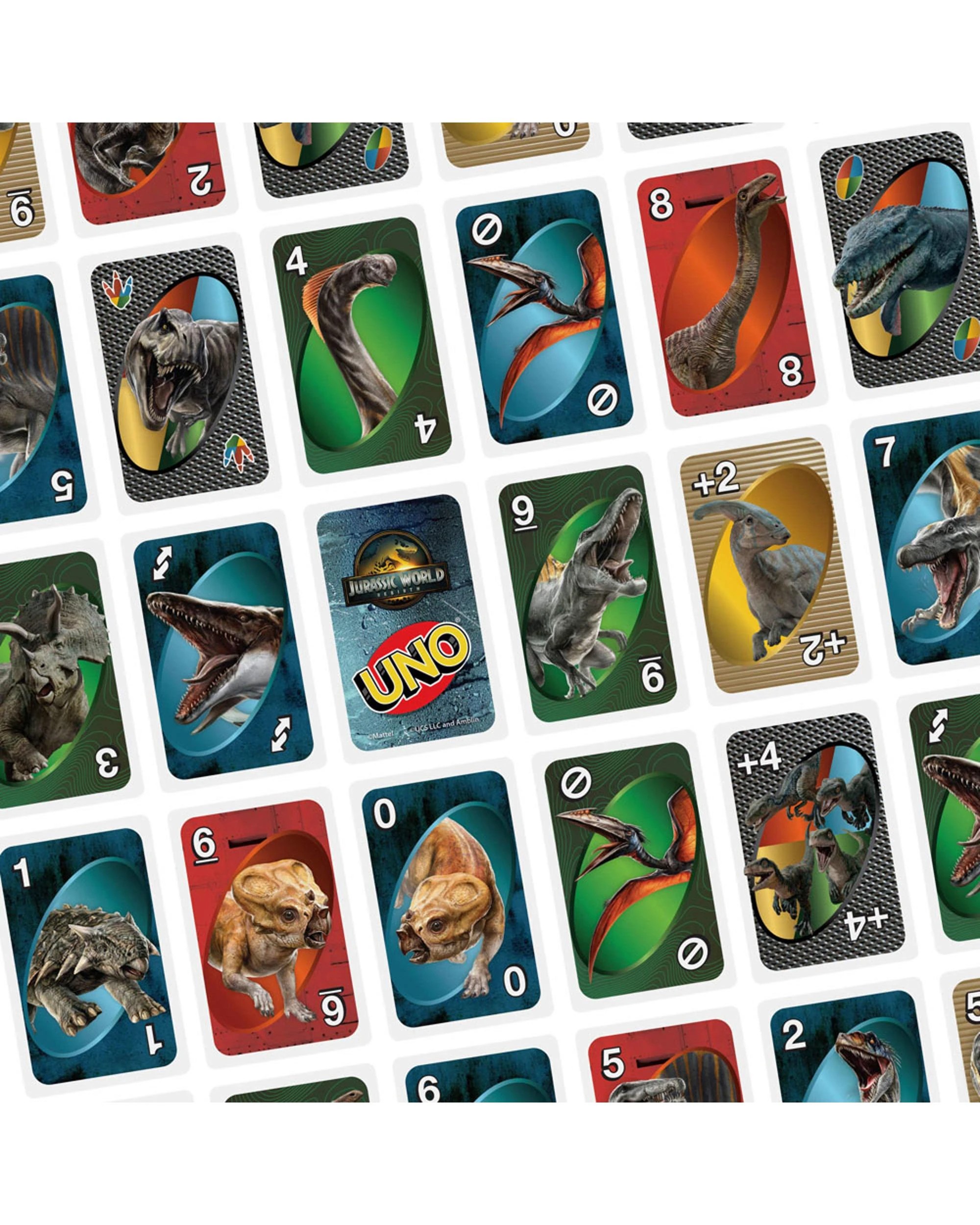 4 UNO Jurassic World Rebirth Card Game, 4 of 5