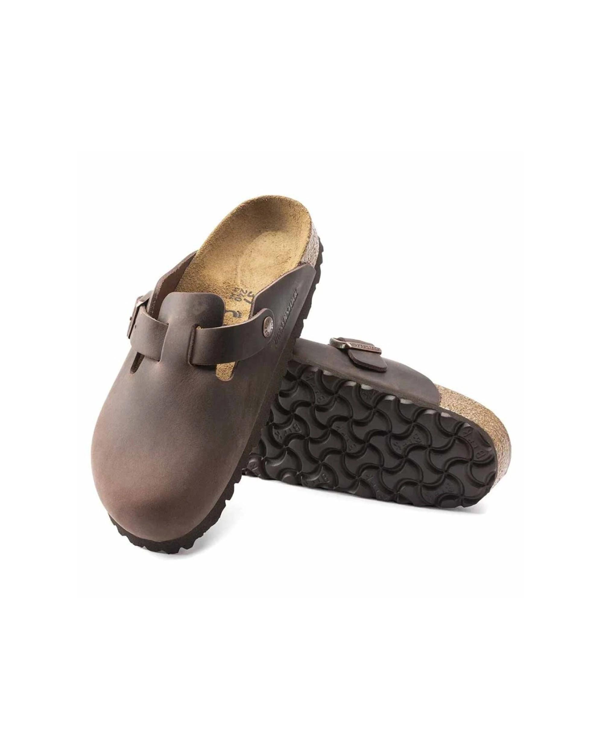 2 Birkenstock Boston Oiled Leather Clogs Regular Width HABANA, 2 of 5