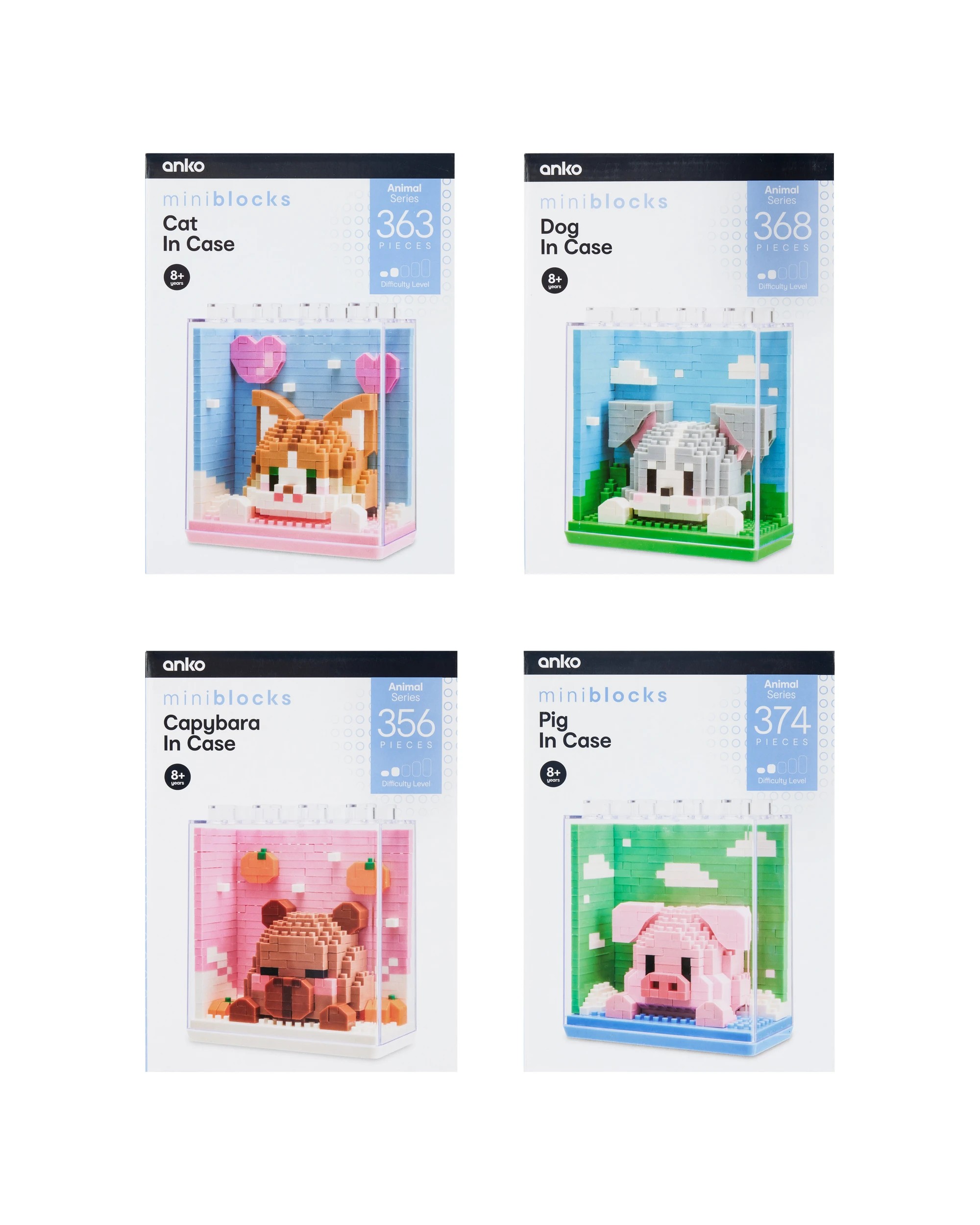 1 Mini Blocks Animals in Case - Assorted, 1 of 6