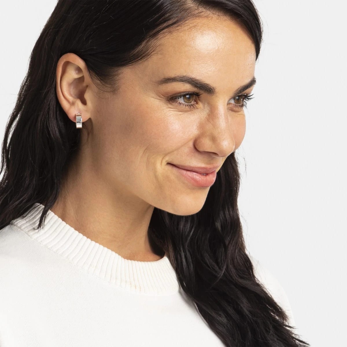 4 6 Pack Small Hoop and Stud Earrings - Silver and Gold Tone, 4 of 5