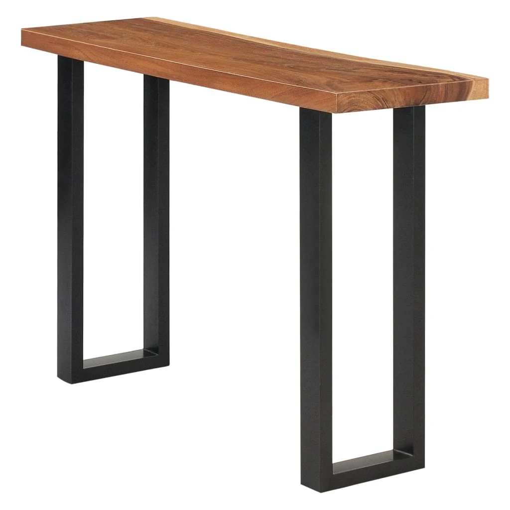 1 vidaXL Console Table Solid Suar Wood - Brown, 1 of 6