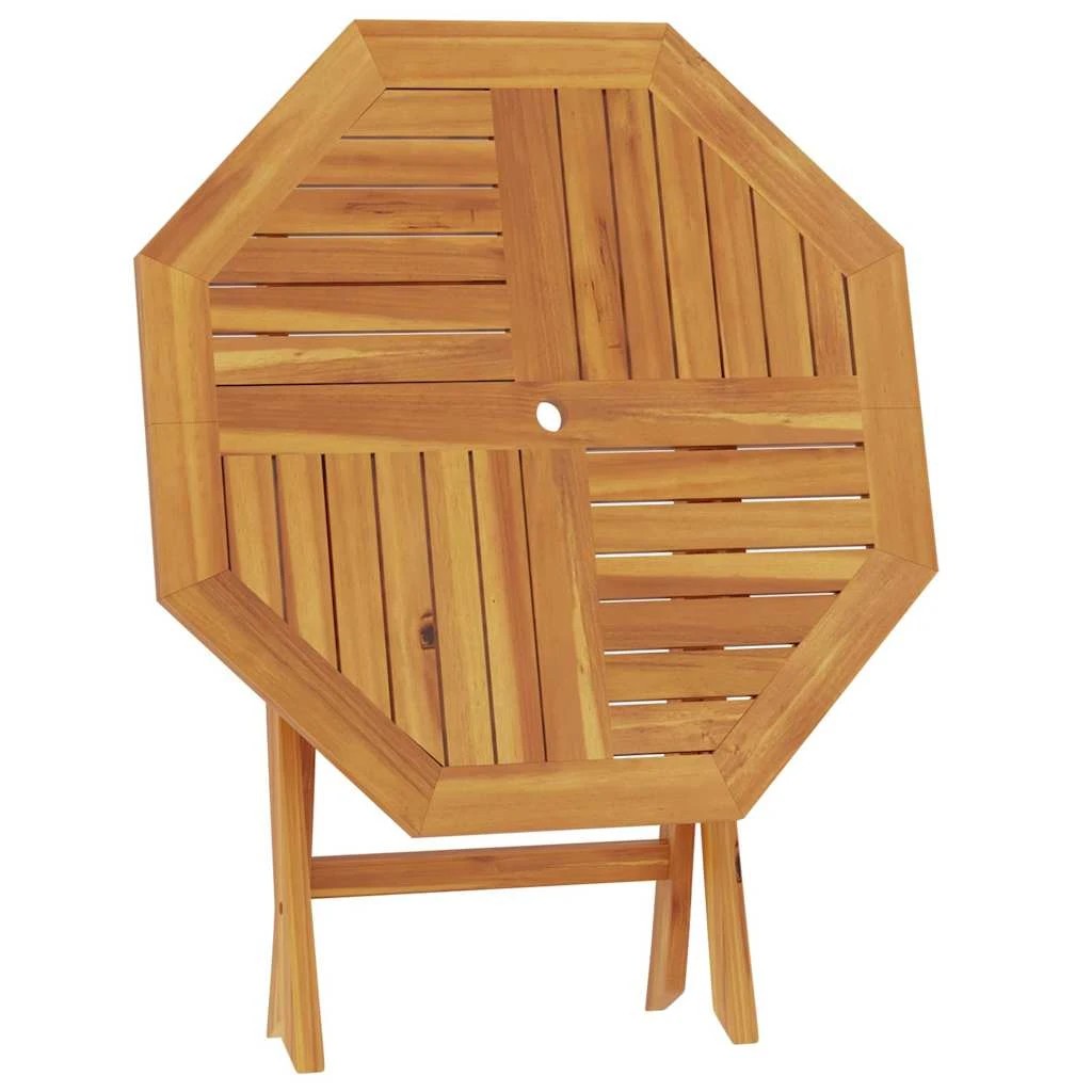 6 vidaXL Dining table Foldable - Brown, 6 of 9