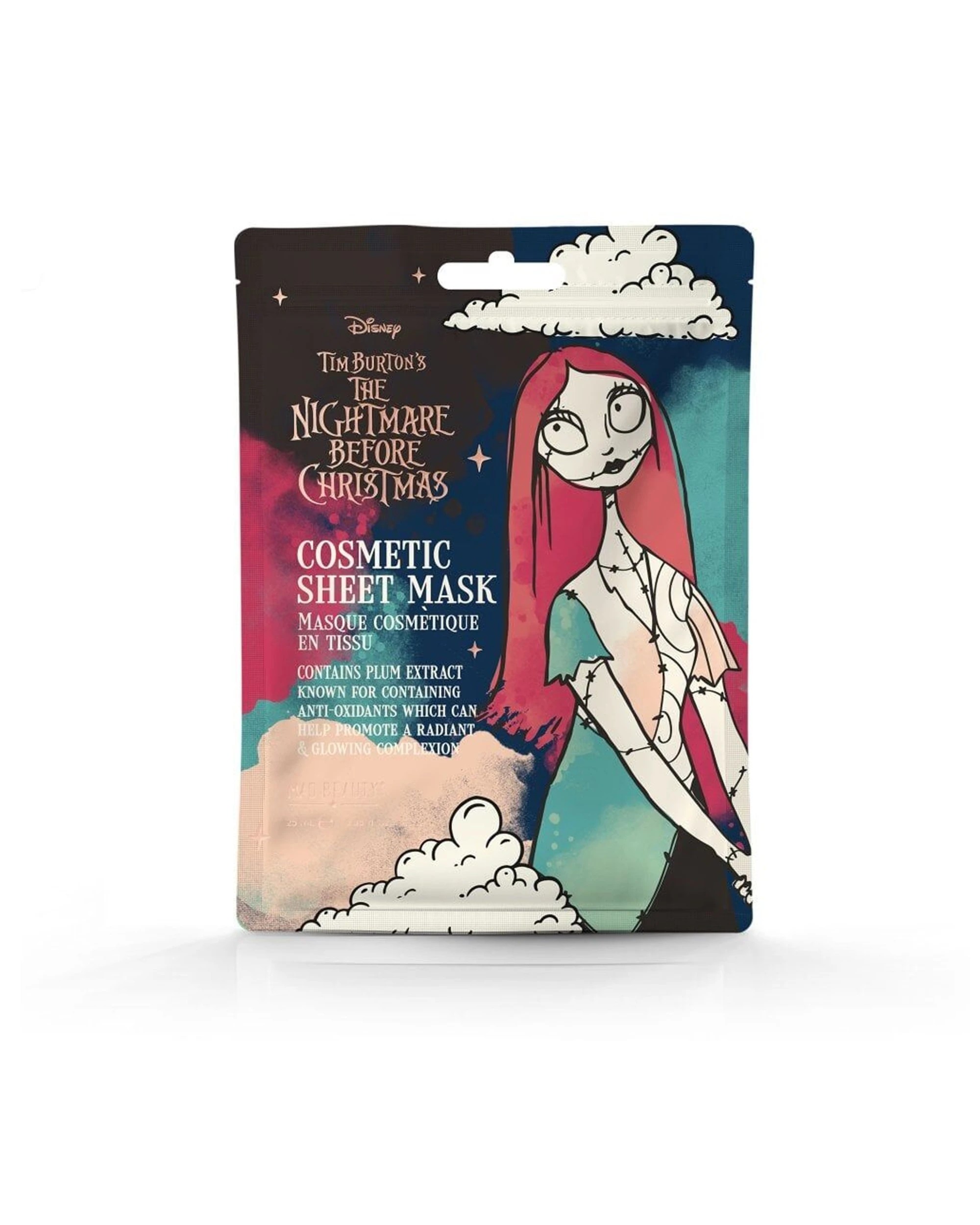 2 Disney 6PK Nightmare Before Christmas Sally Scented Sheet Face Mask 25ml Plum - Multi, 2 of 3