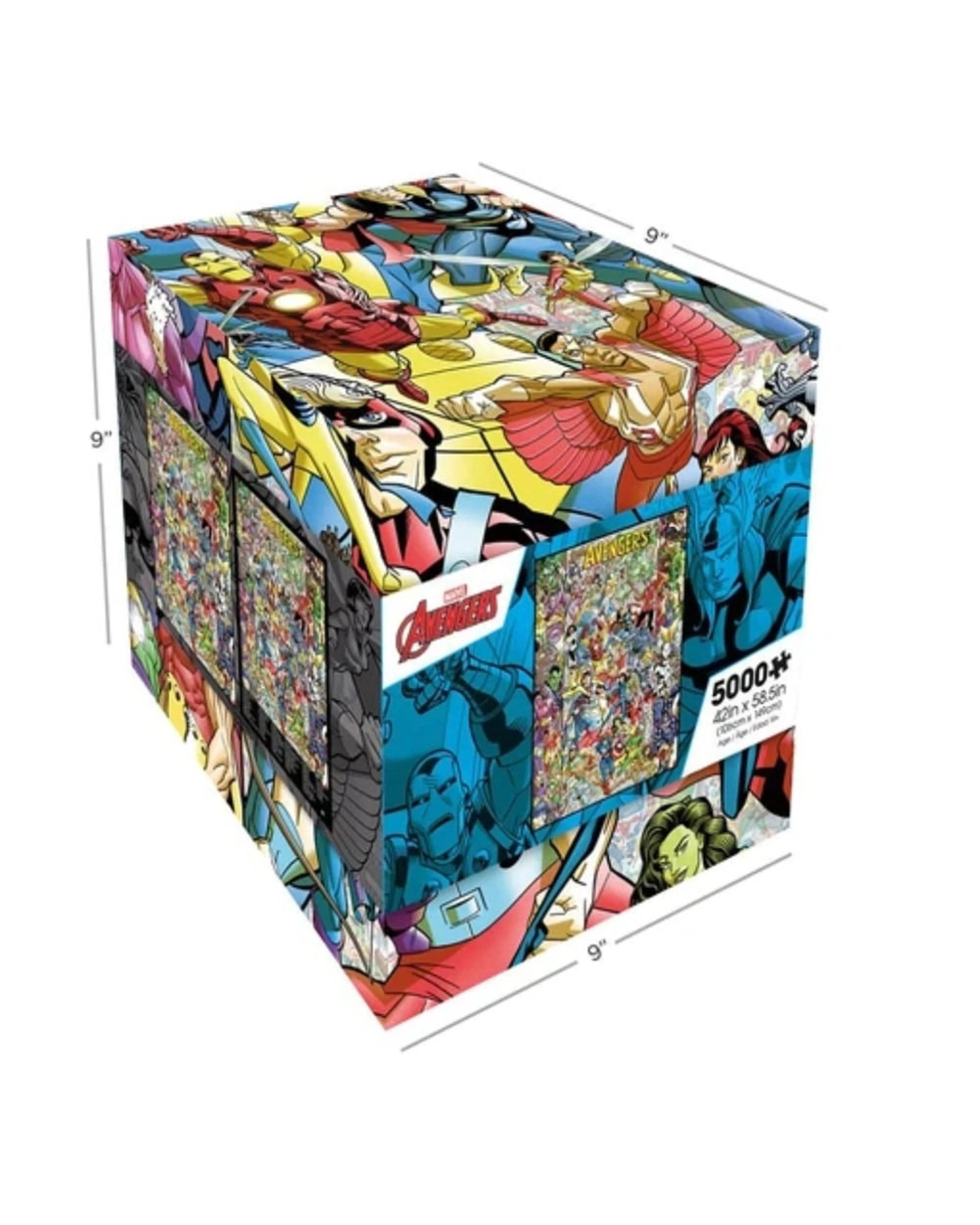 2 Aquarius Marvel Avengers 60th Anniversary 5000 Piece Puzzle, 2 of 3