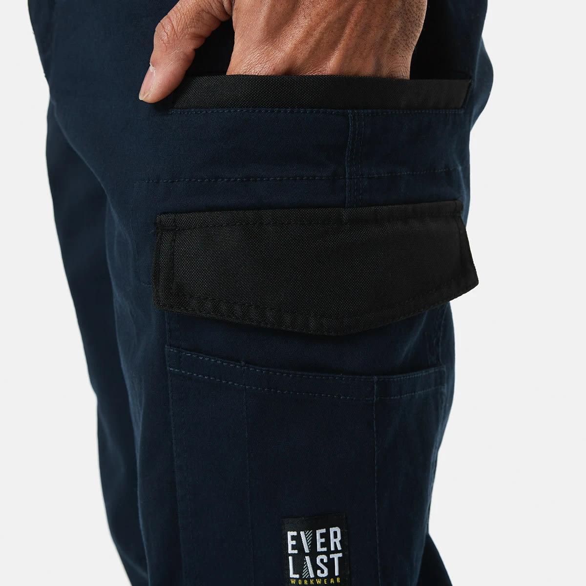 5 Everlast Work Stretch Woven Jogger Pants Navy, 5 of 7