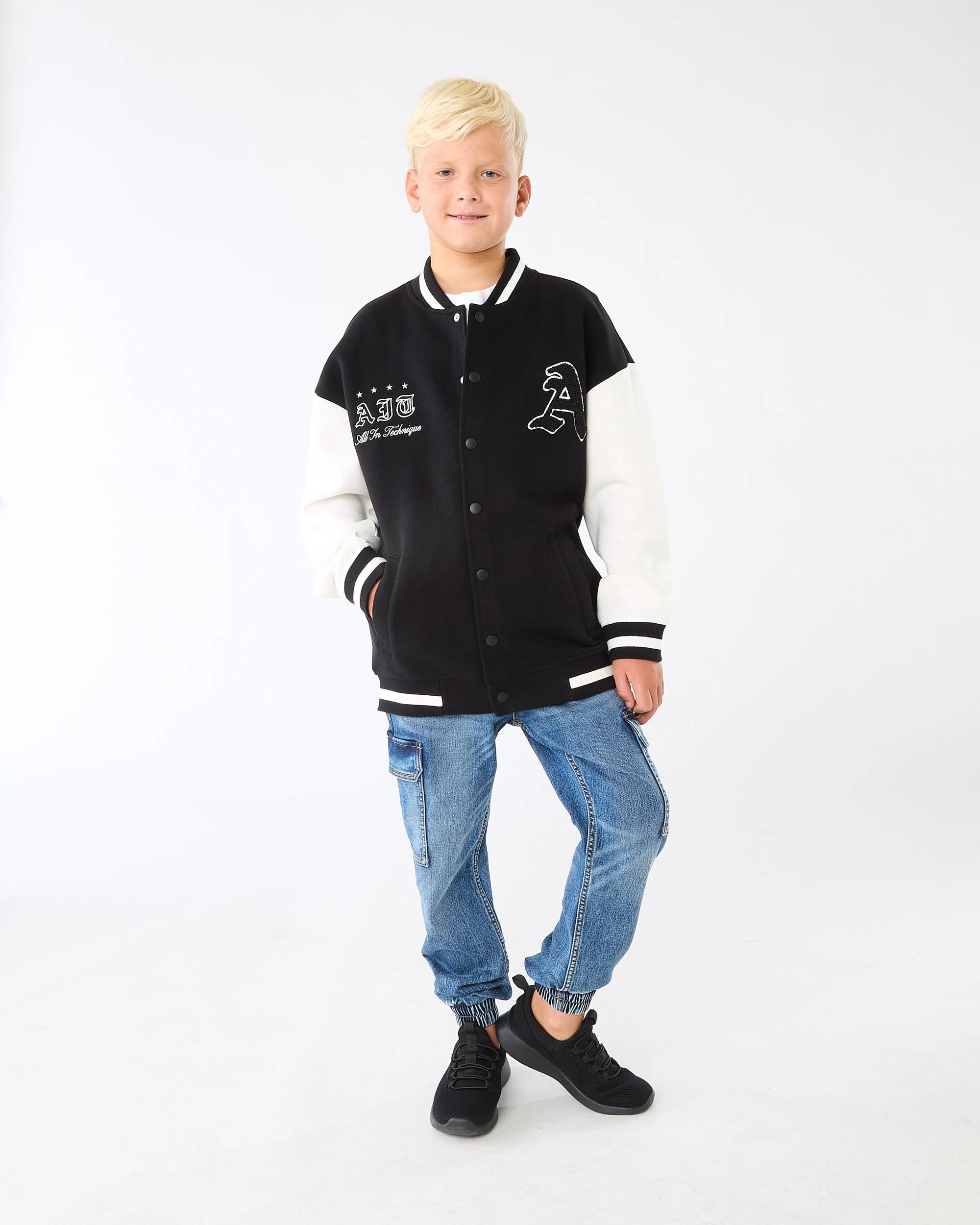 8 Fleece Bomber Jacket Snw White, 8 of 10