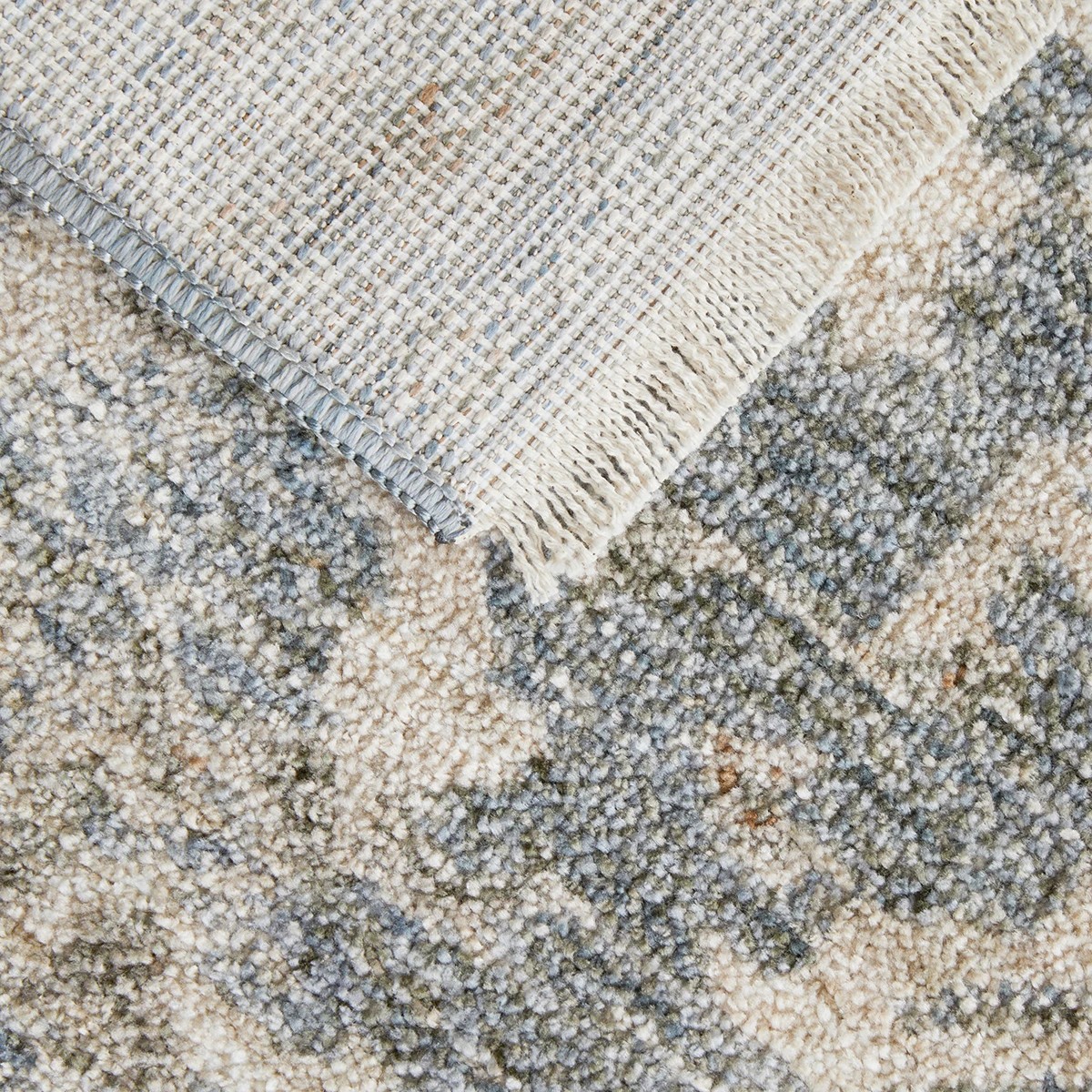 7 Common Ground Rugs Aegean Alvin 400x80cm - Large Runner Power Loomed Rug - Blue, 7 of 9