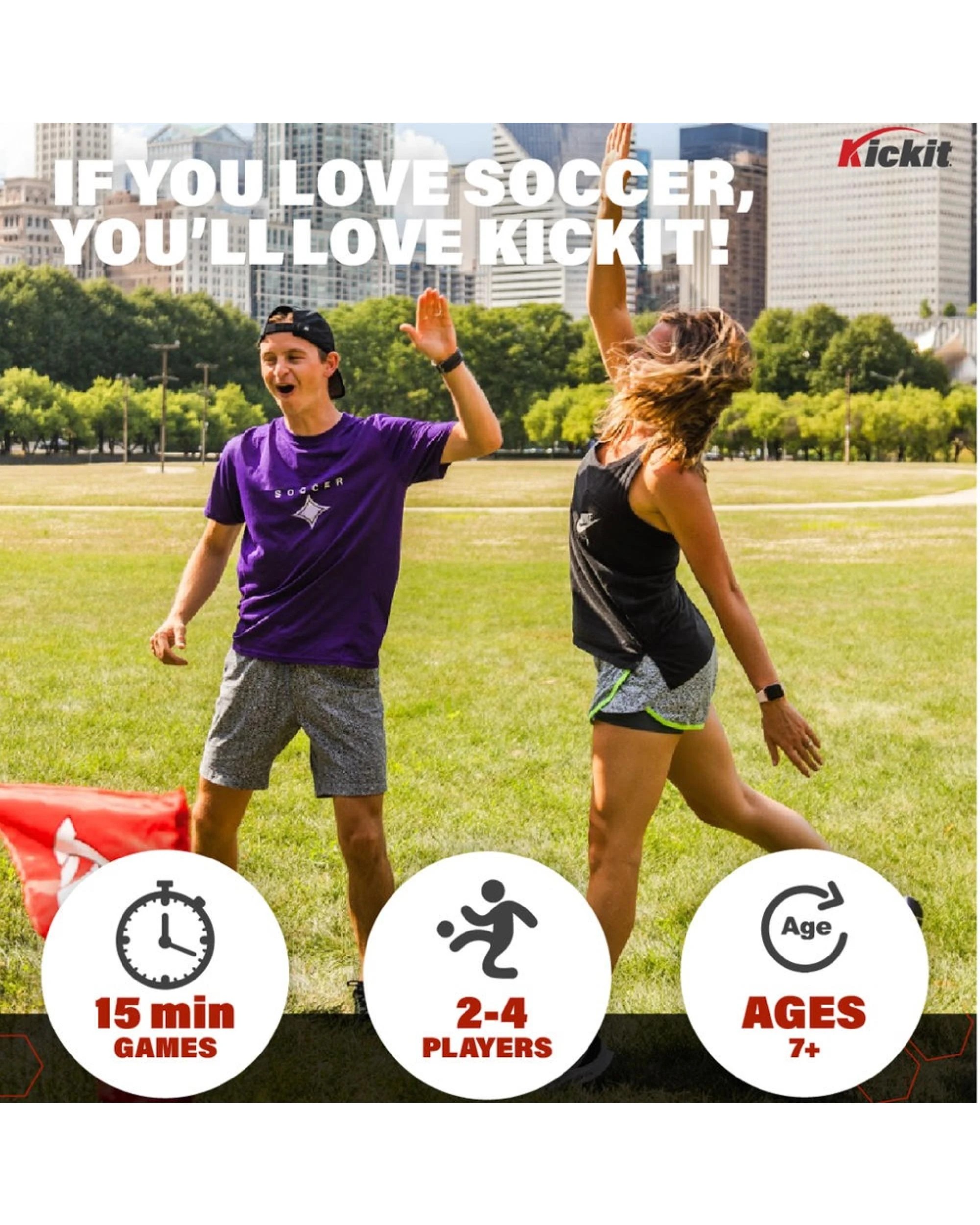 7 Kickit Soccer Tennis Game Set, 7 of 8