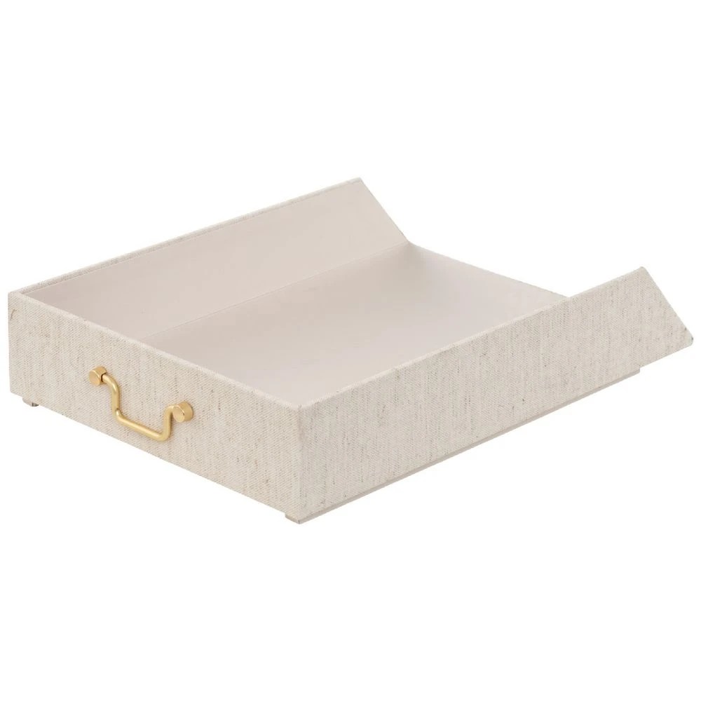 1 Otto Document Tray Natural Linen Look, 1 of 6