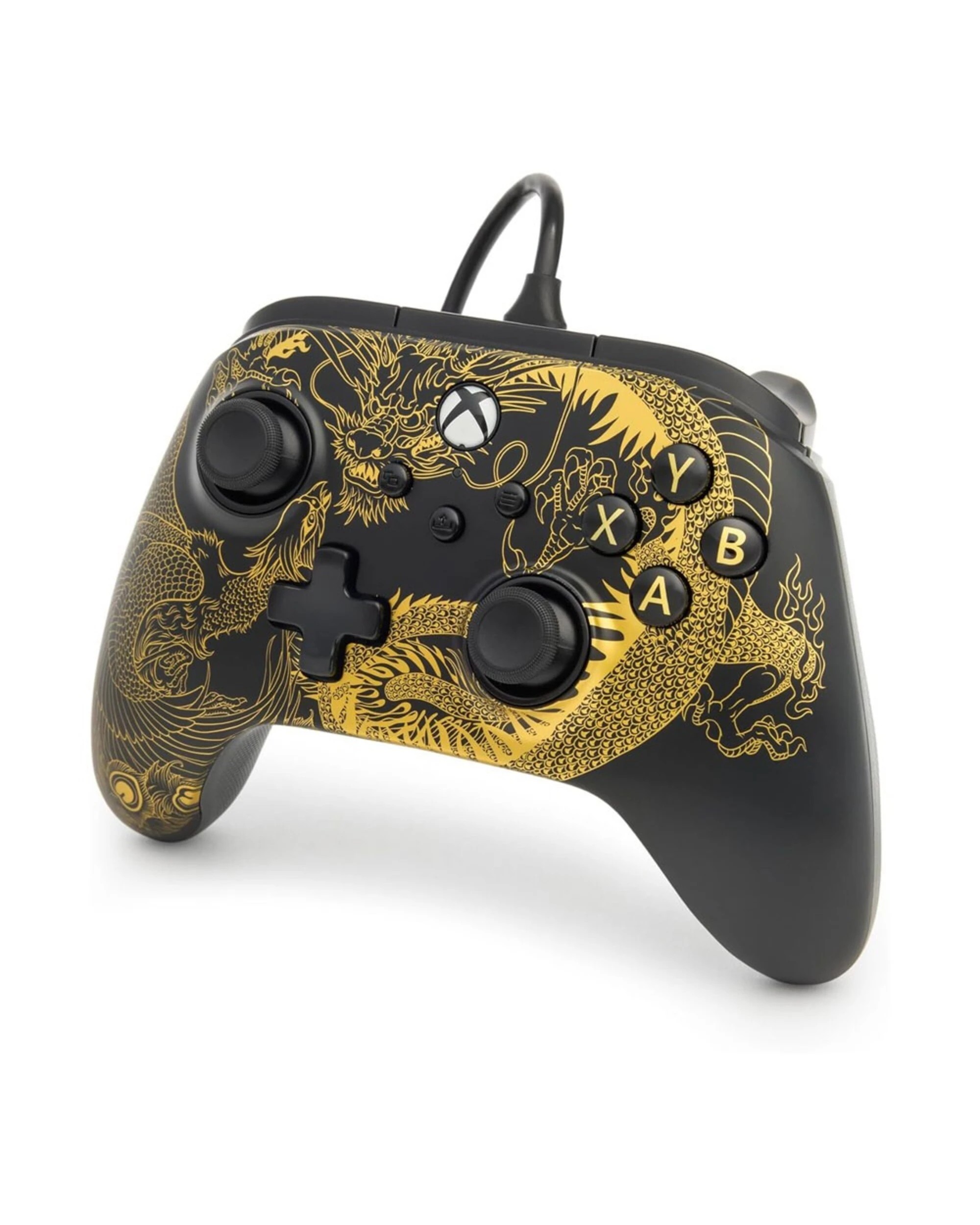 2 PowerA - Advantage Wired Controller for Xbox Series X/S - Dragon/Phoenix - Black,Gold, 2 of 5