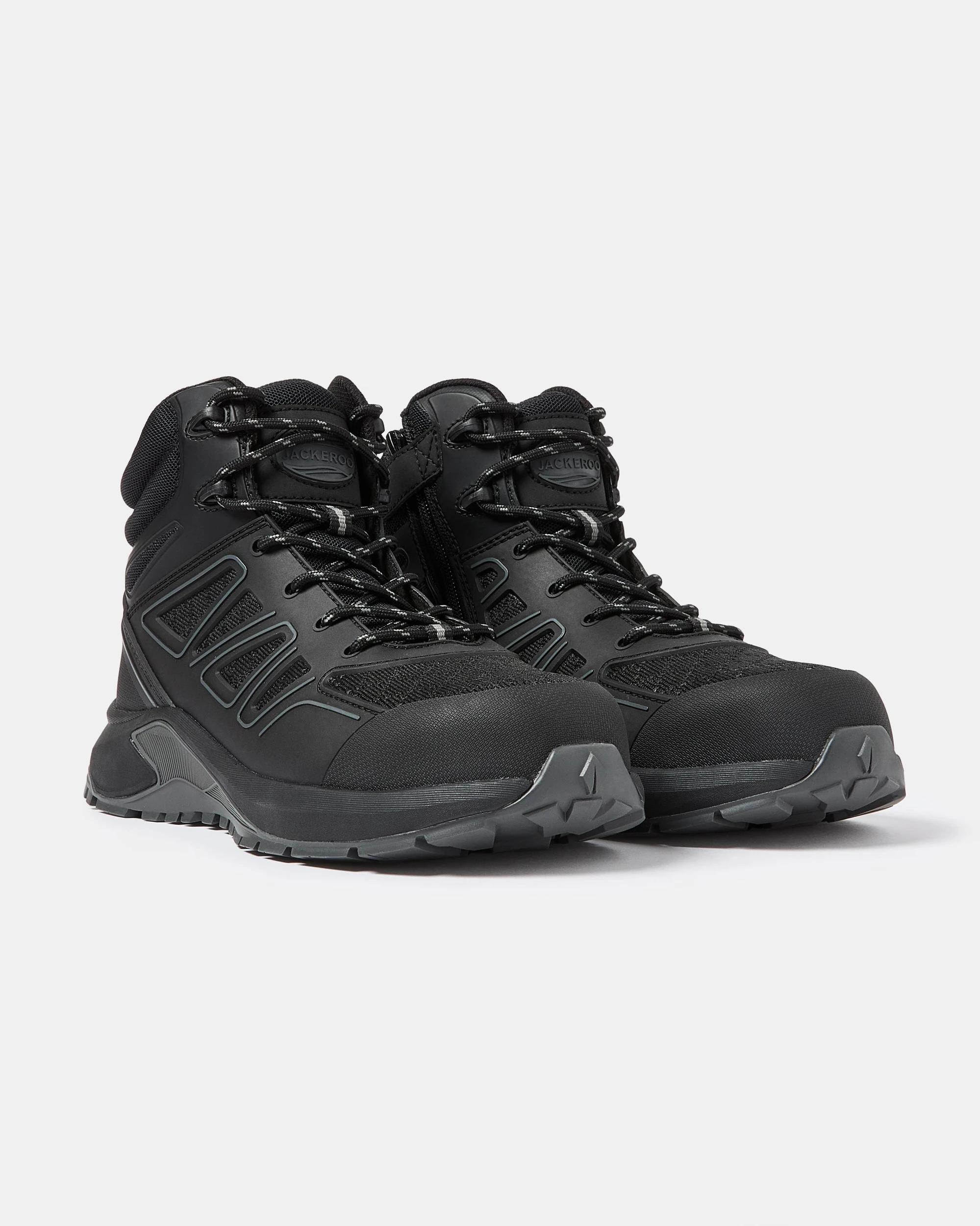 3 Jackeroo Workboot Panther Zip Sneakers Black, 3 of 3